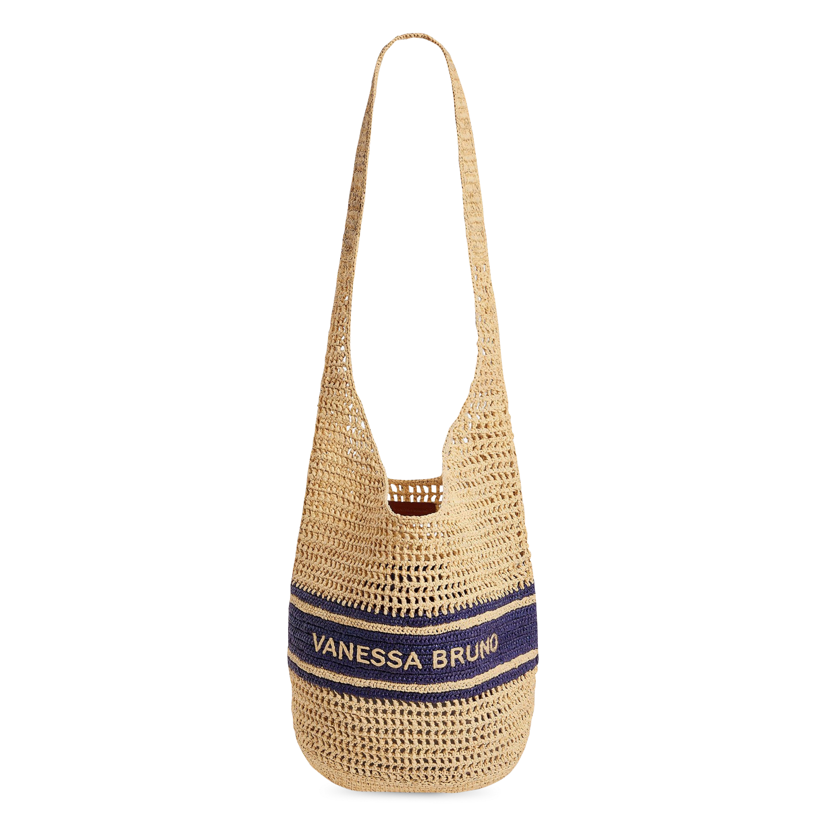 Sac en raphia tressé VANESSA BRUNO Blue