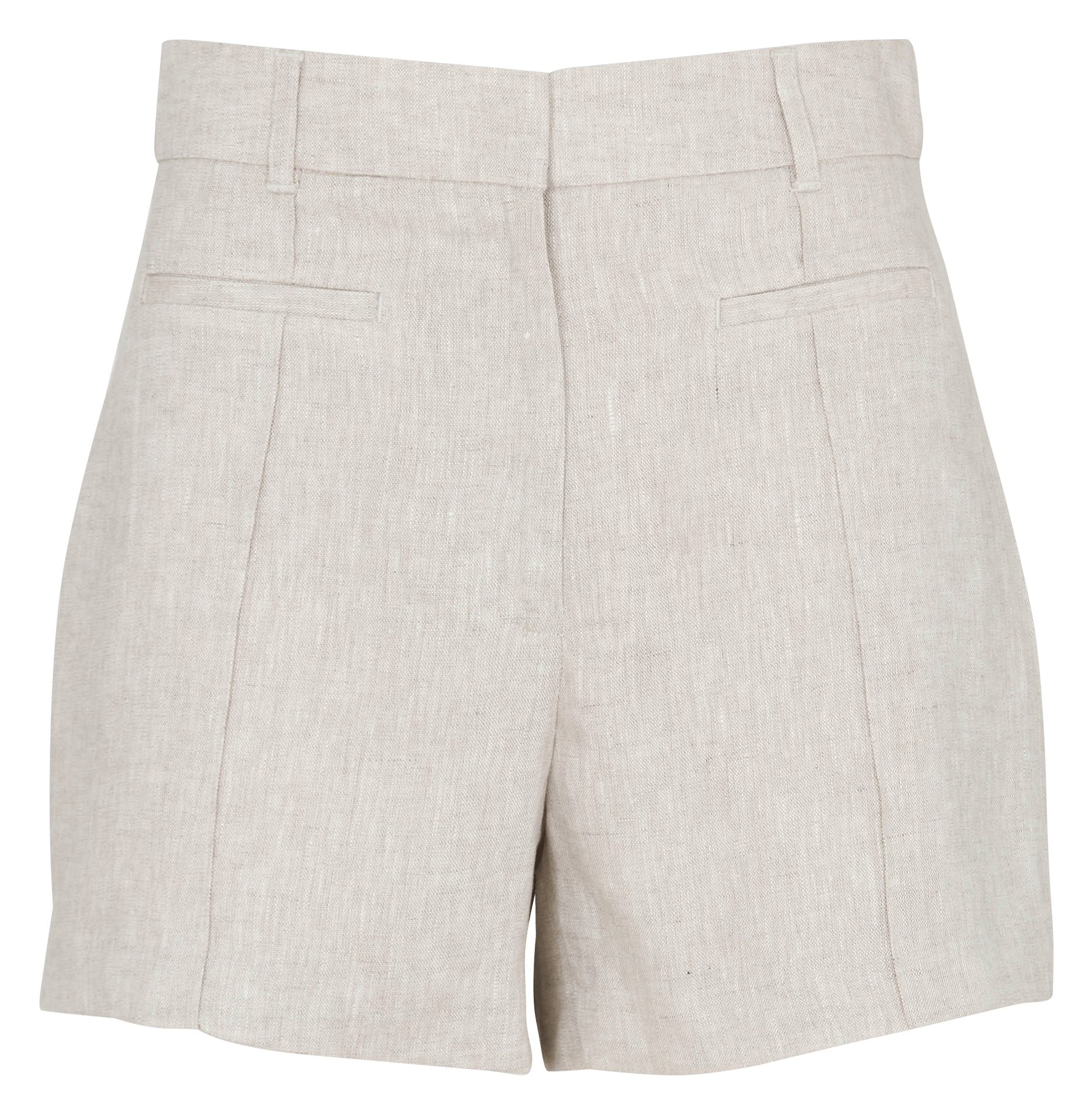 Gerade geschnittene Leinenshorts KOOKAI Beige