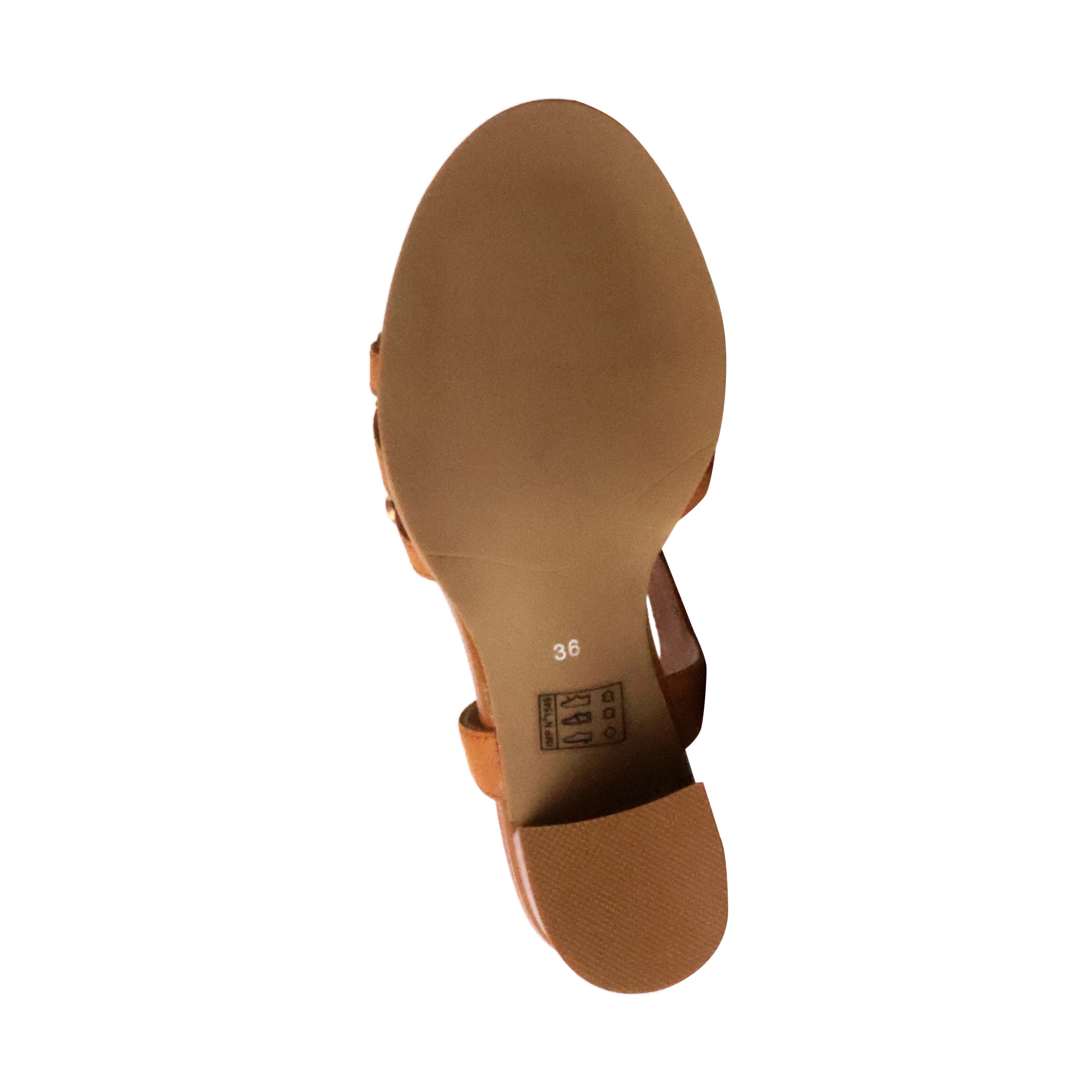 Aicha leather heeled sandals EMILIE KARSTON Brown