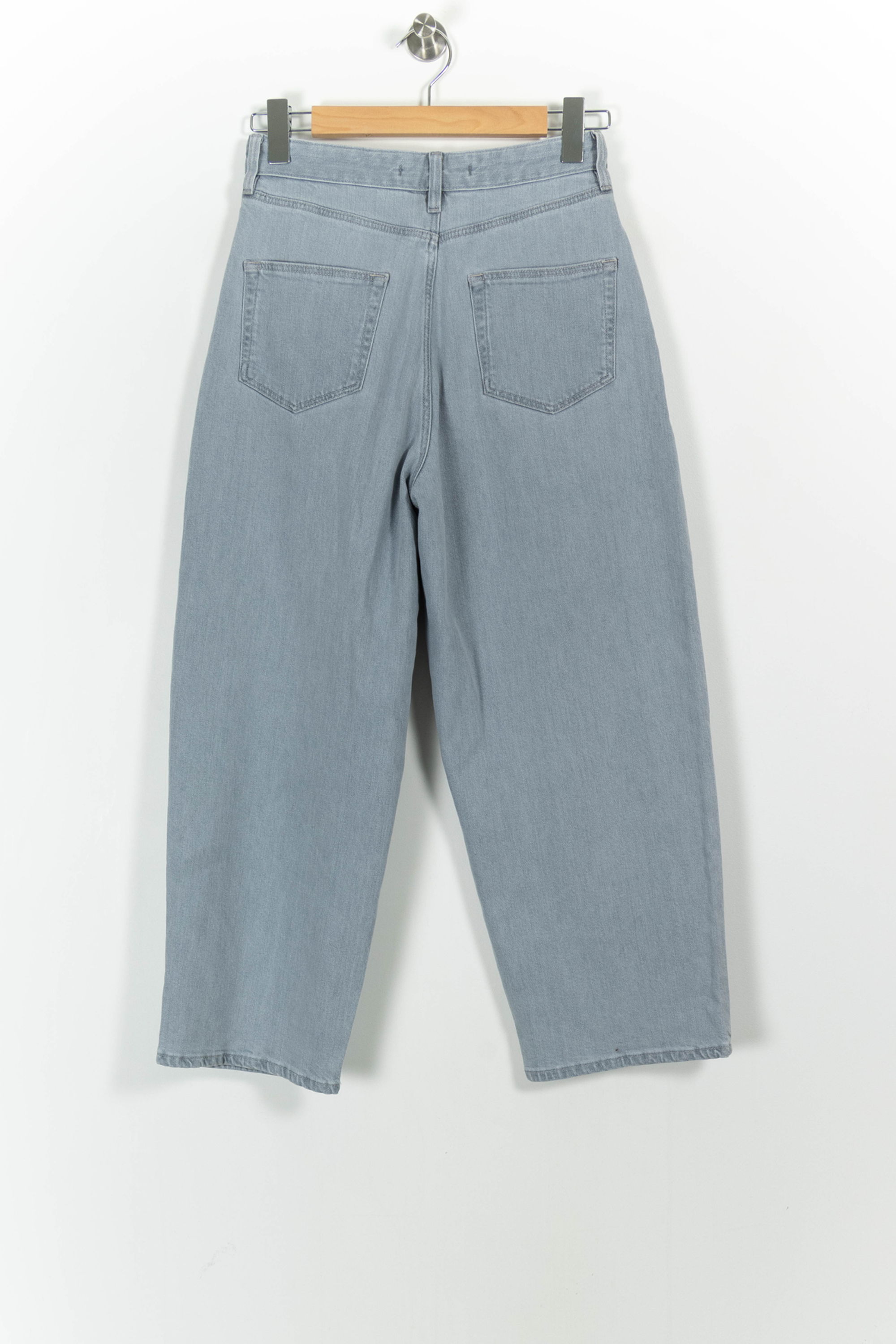 Cropped slim jeans with studs COMPTOIR DES COTONNIERS - Seconde main Blue