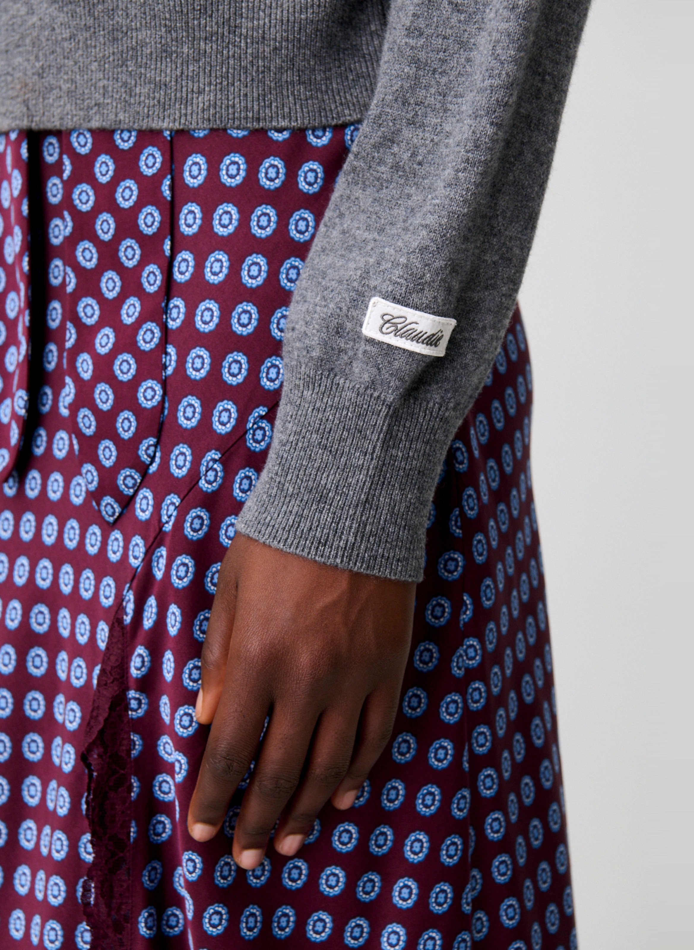 Oversized wollen trui CLAUDIE PIERLOT Grijs