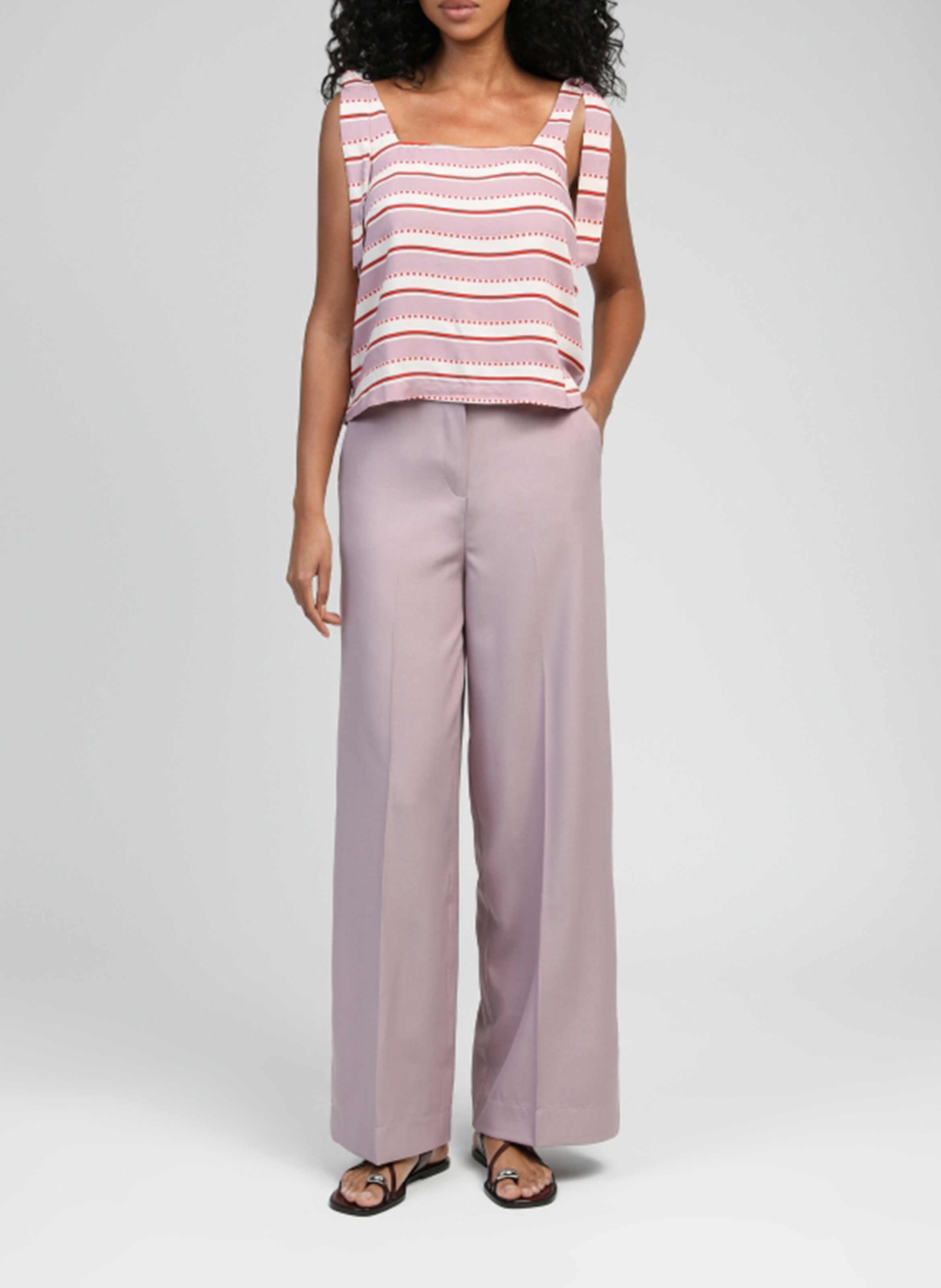 Wijde broek AN'GE Violet