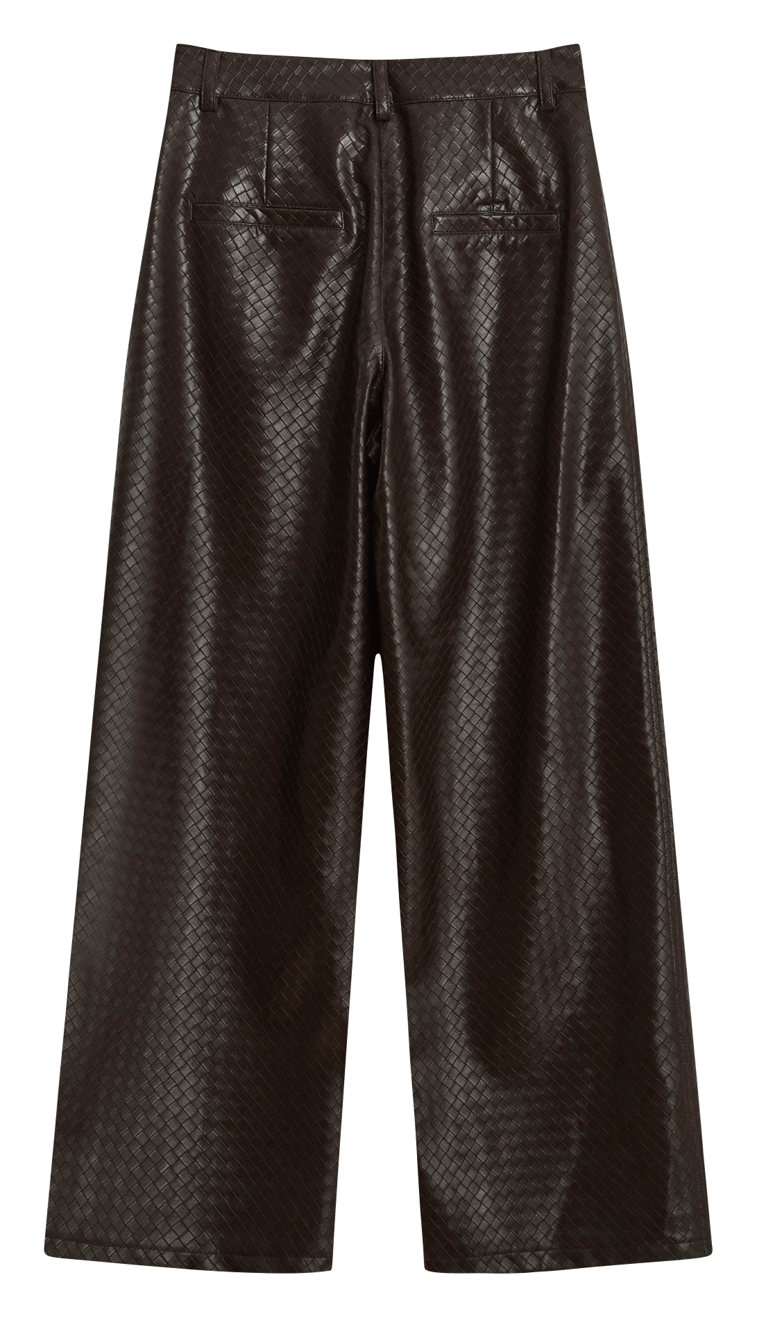 Textured wide-leg pants GRACE ET MILA Brown