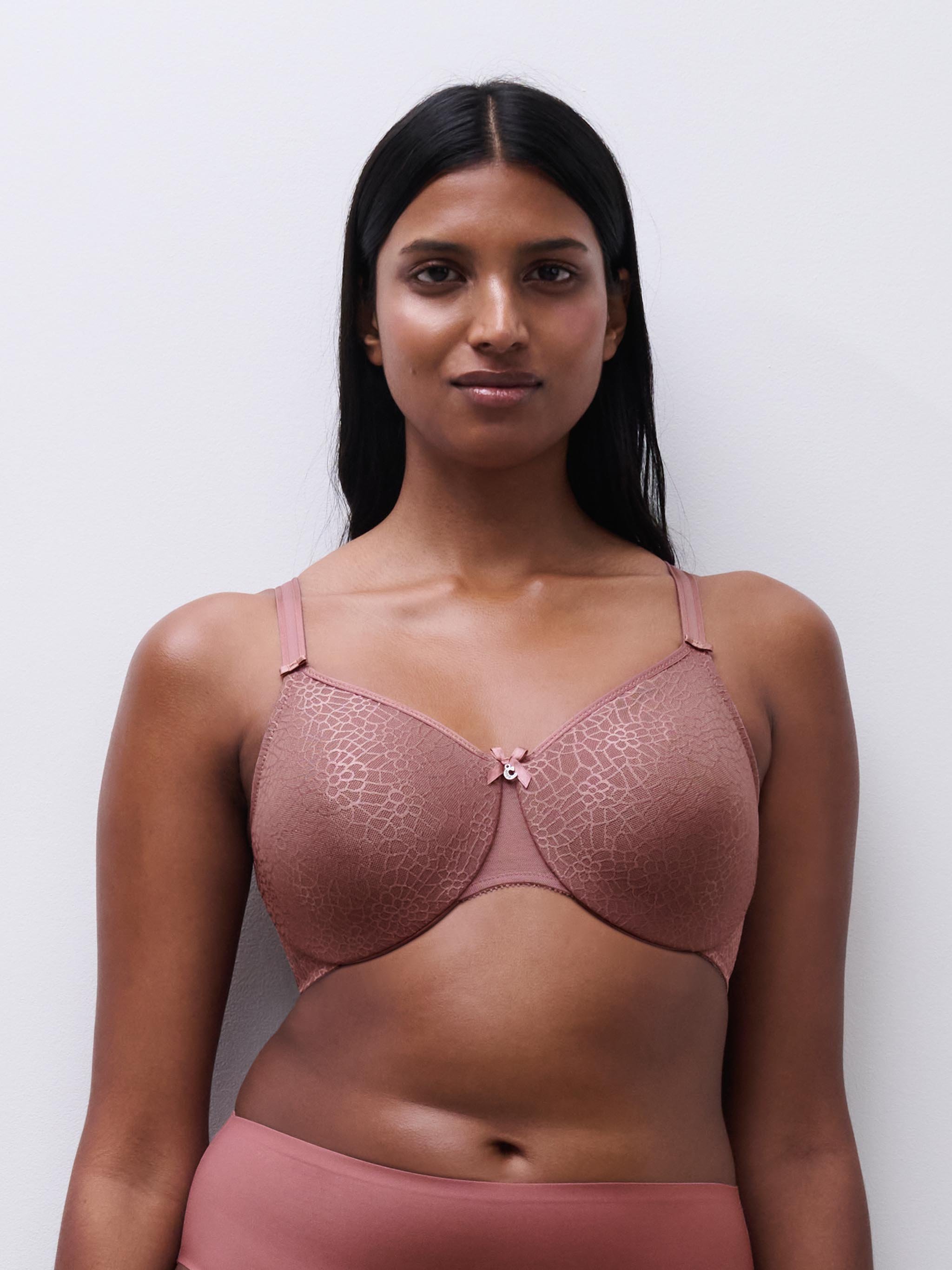 Moulded full-cup bra CHANTELLE Brown