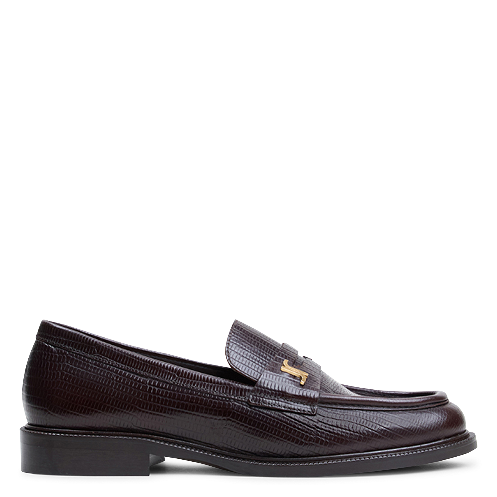 Leather loafers JONAK Brown