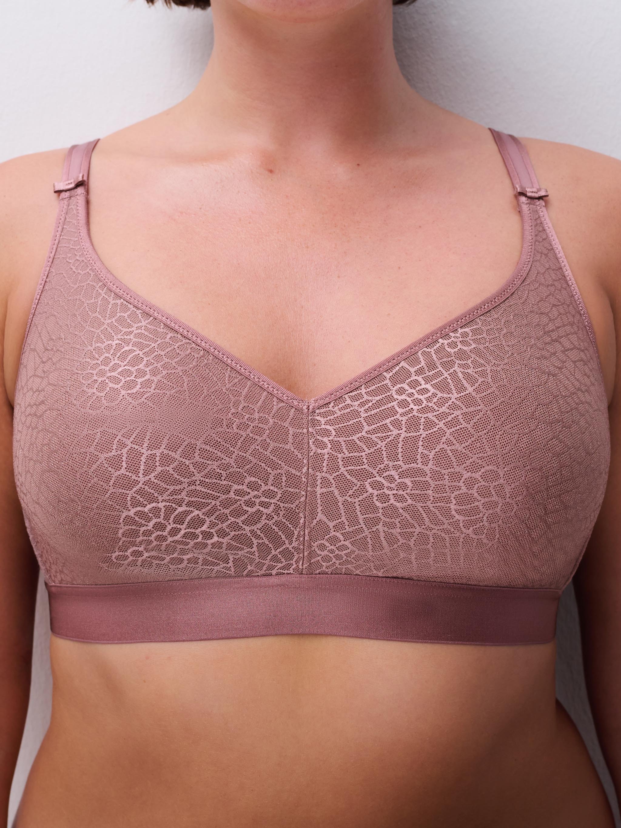 Non-wired support bra CHANTELLE Brown