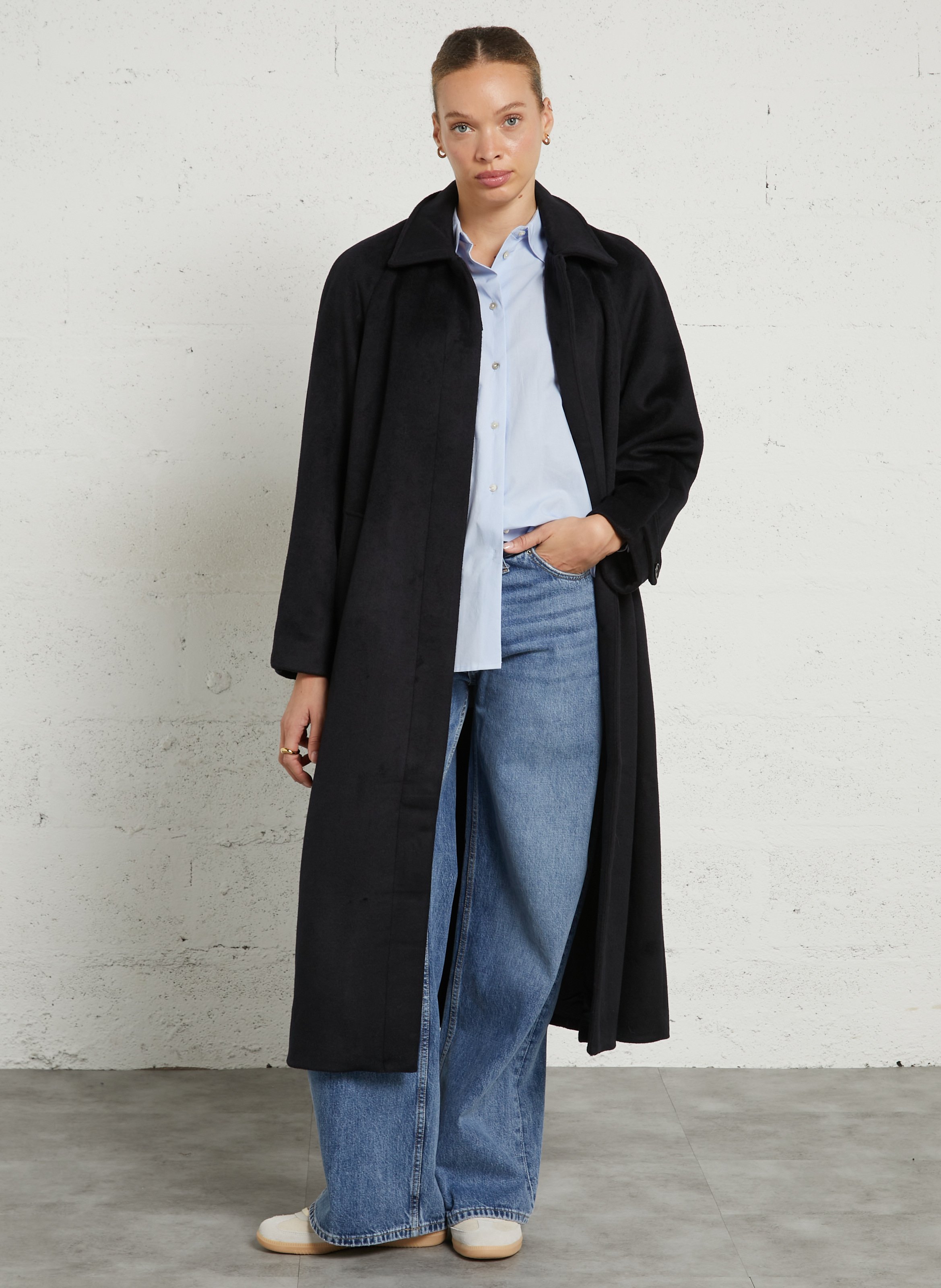 Wollmantel JC SOPHIE Blau