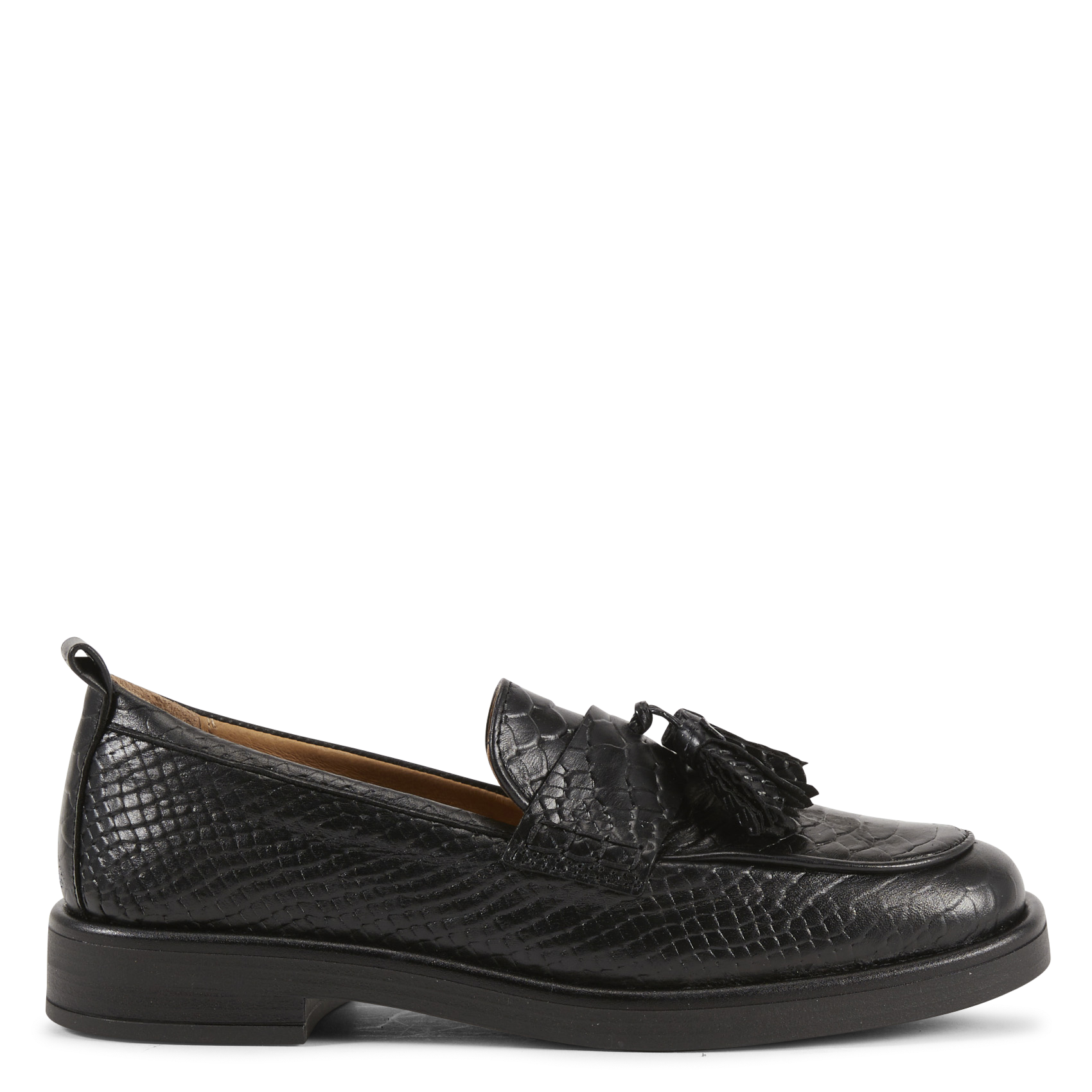 Leren mocassins PAVEMENT Zwart
