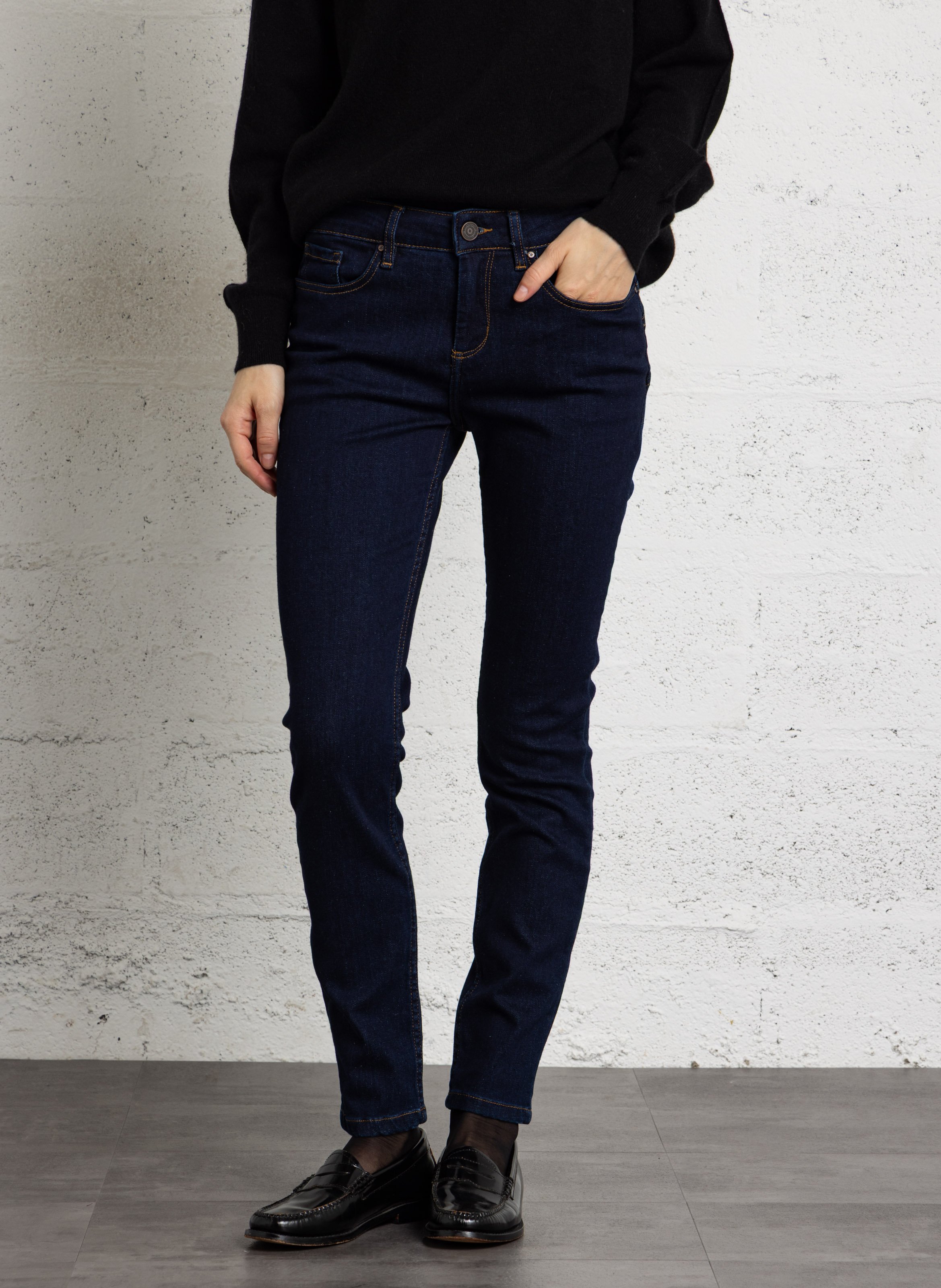 Slimfit-Jeans mit 5 Taschen SUD EXPRESS Blau