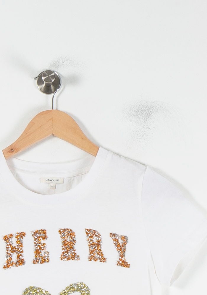 T-shirt Manoush - Seconde Main White