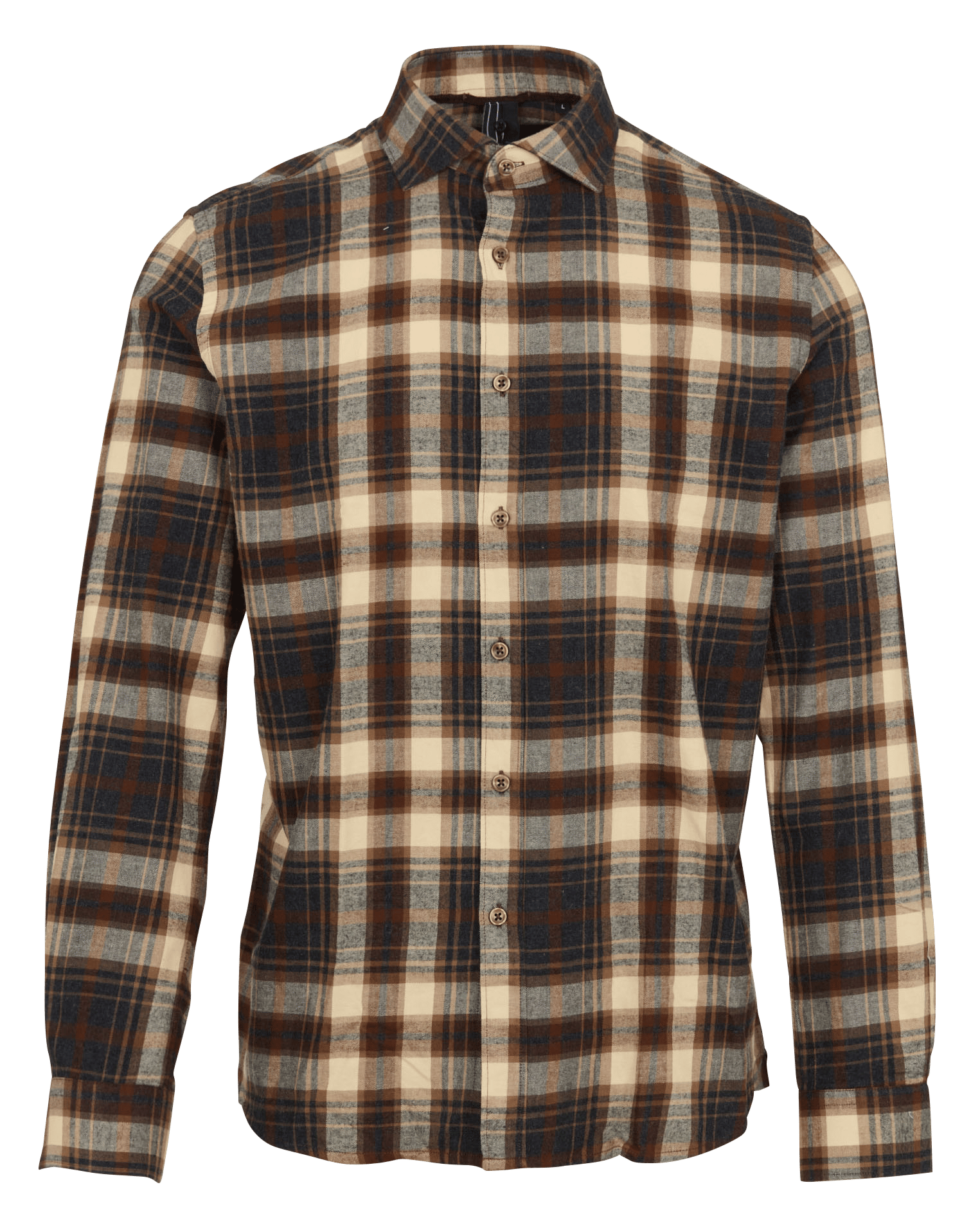 Chemise droite en coton IMPERIAL Beige