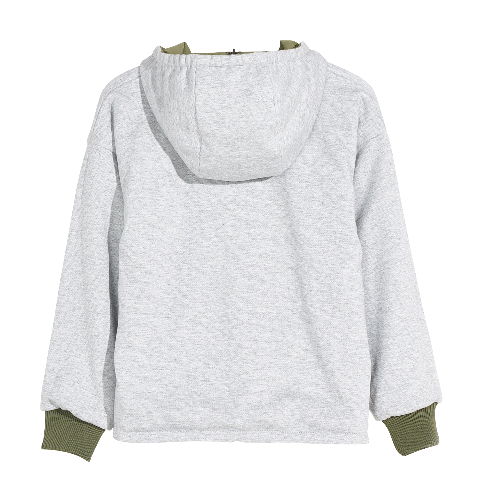 Reversible high-neck windbreaker BELLEROSE Khaki