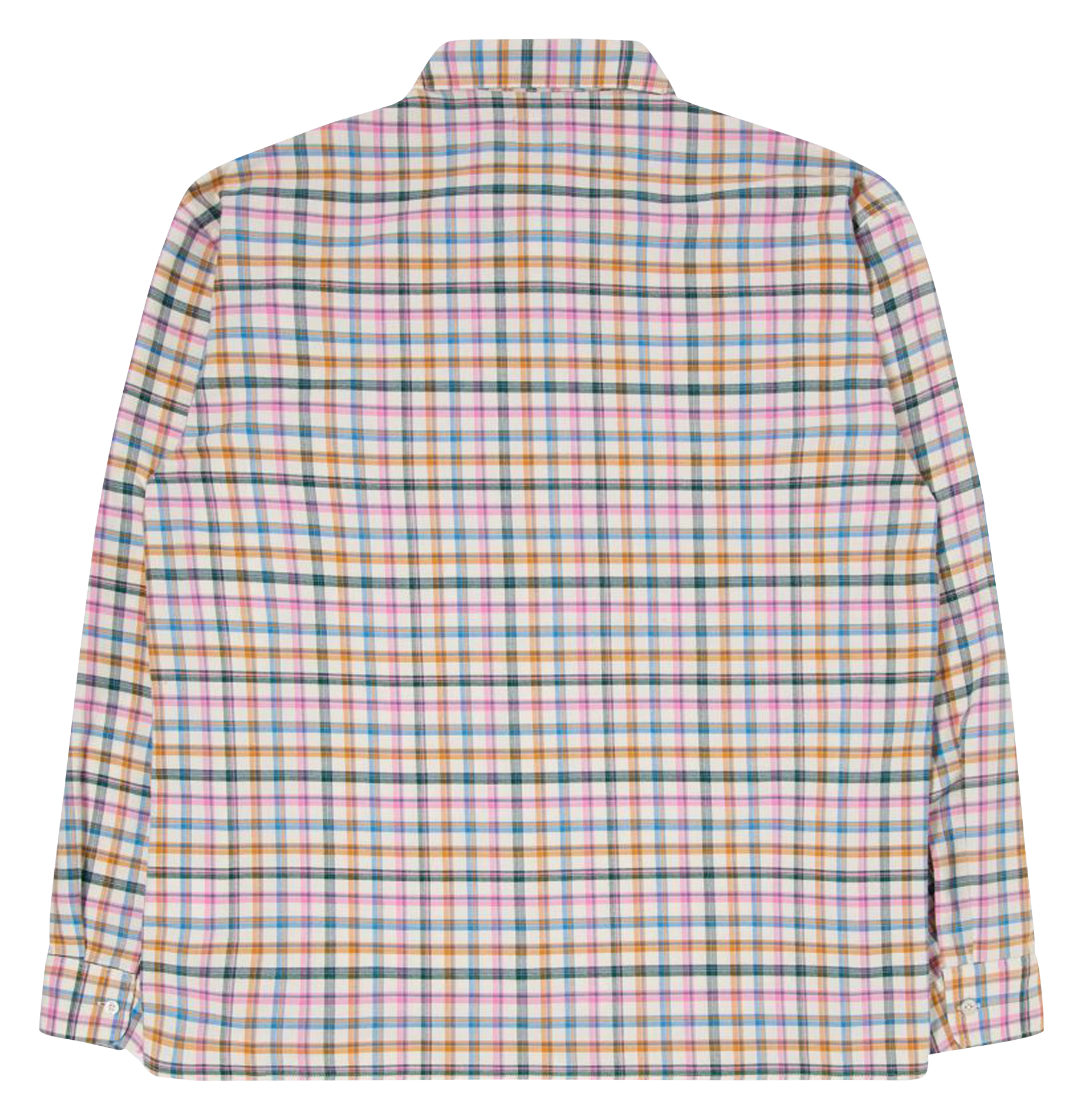 Chemise regular à carreaux en coton EDWIN Rose