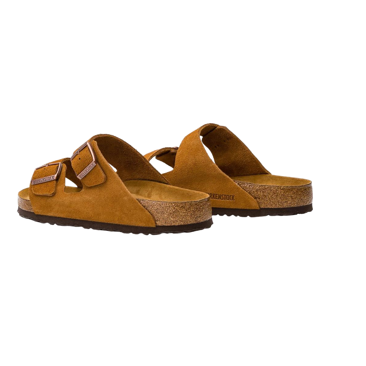 Faux leather sandals BIRKENSTOCK Brown