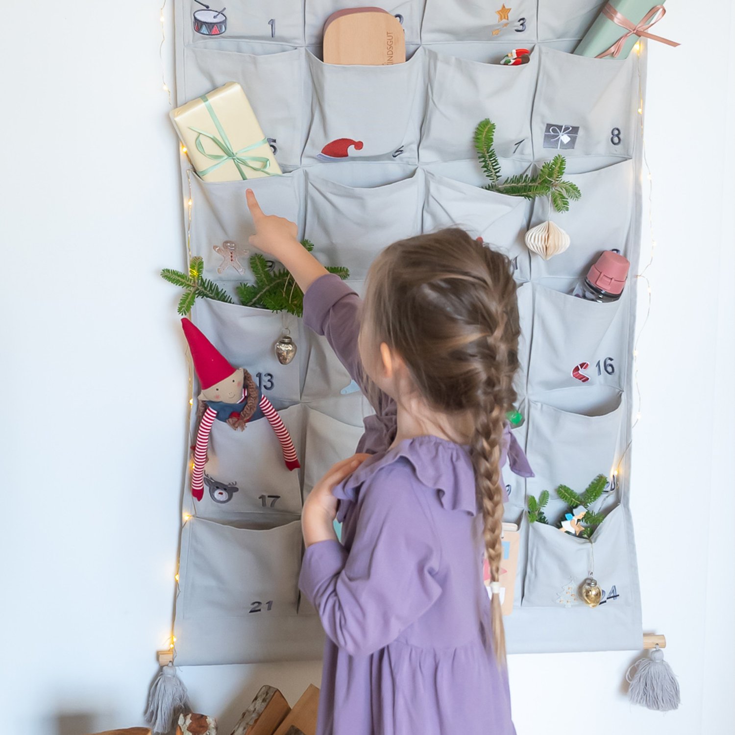 Advent calendar KINDSGUT Grey