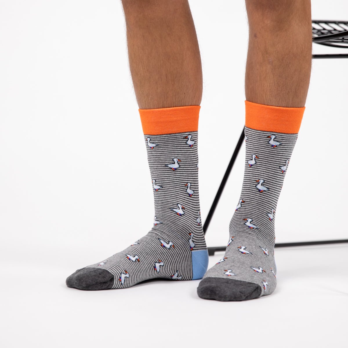 Combed Cotton Animal Socks BILLYBELT Grey