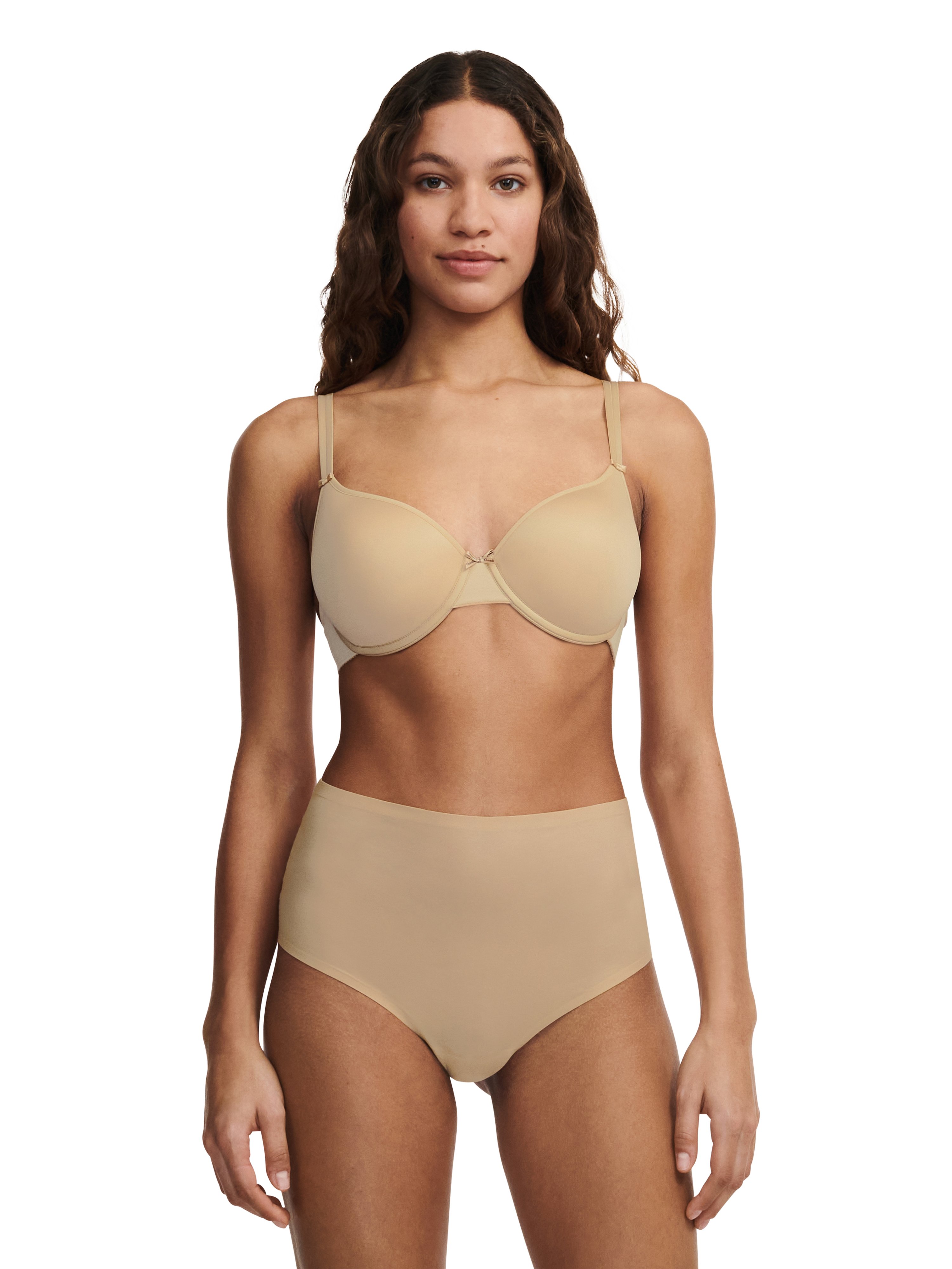 Full-cup shape memory bra CHANTELLE Beige