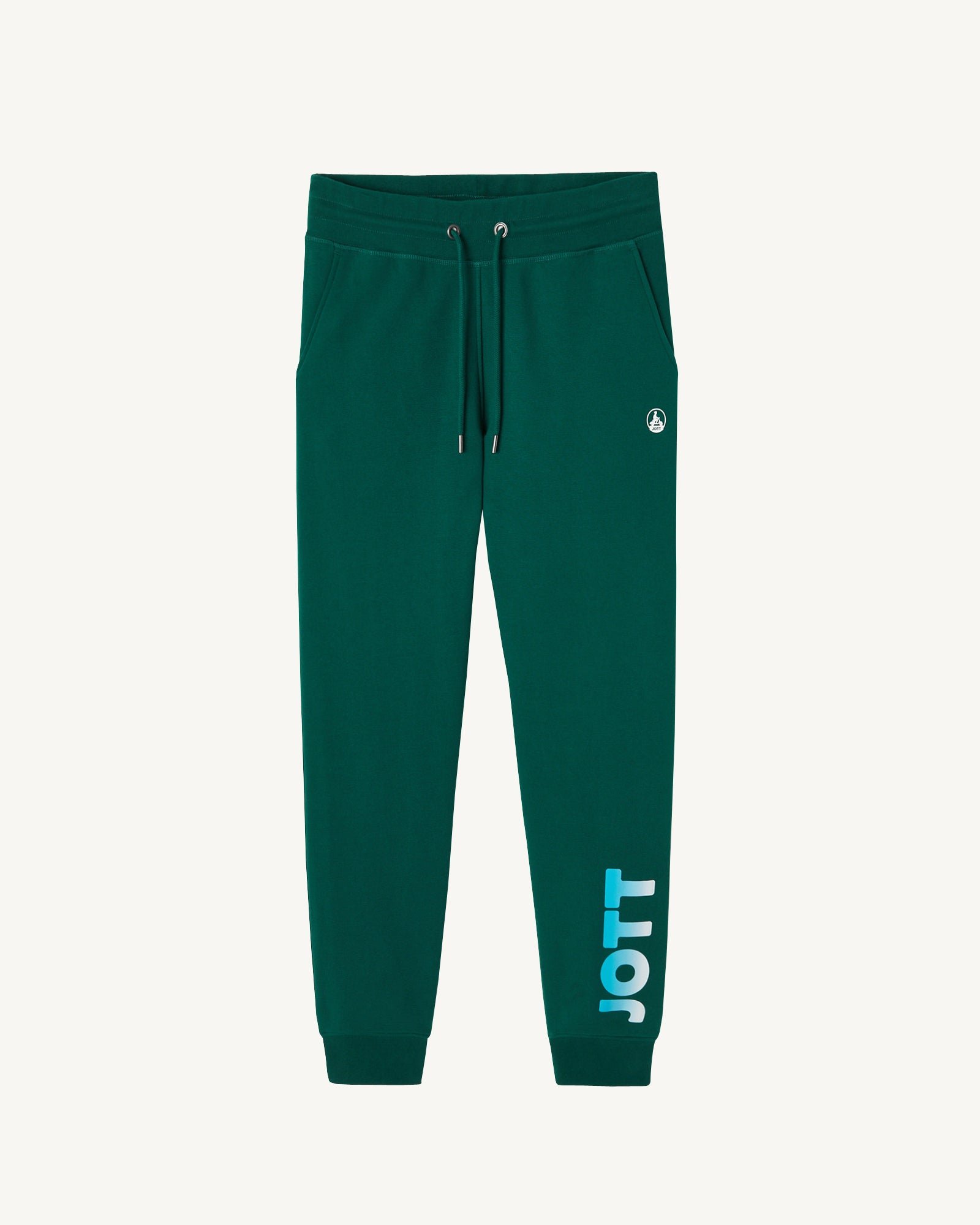 Organic cotton printed joggers Santiago JOTT Green