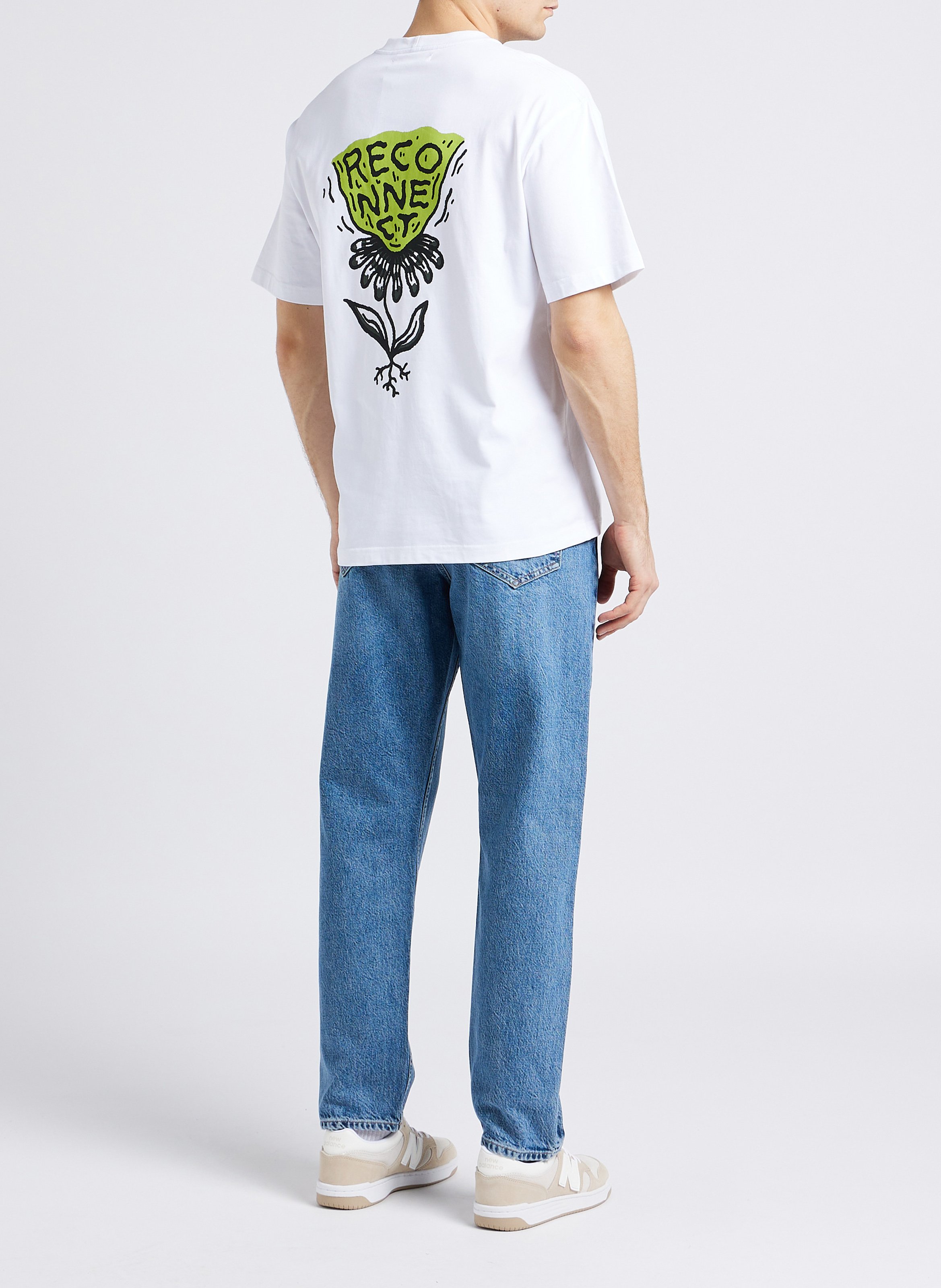 Tee-shirt décontracté col rond en coton bio  SAMSOE SAMSOE Violet