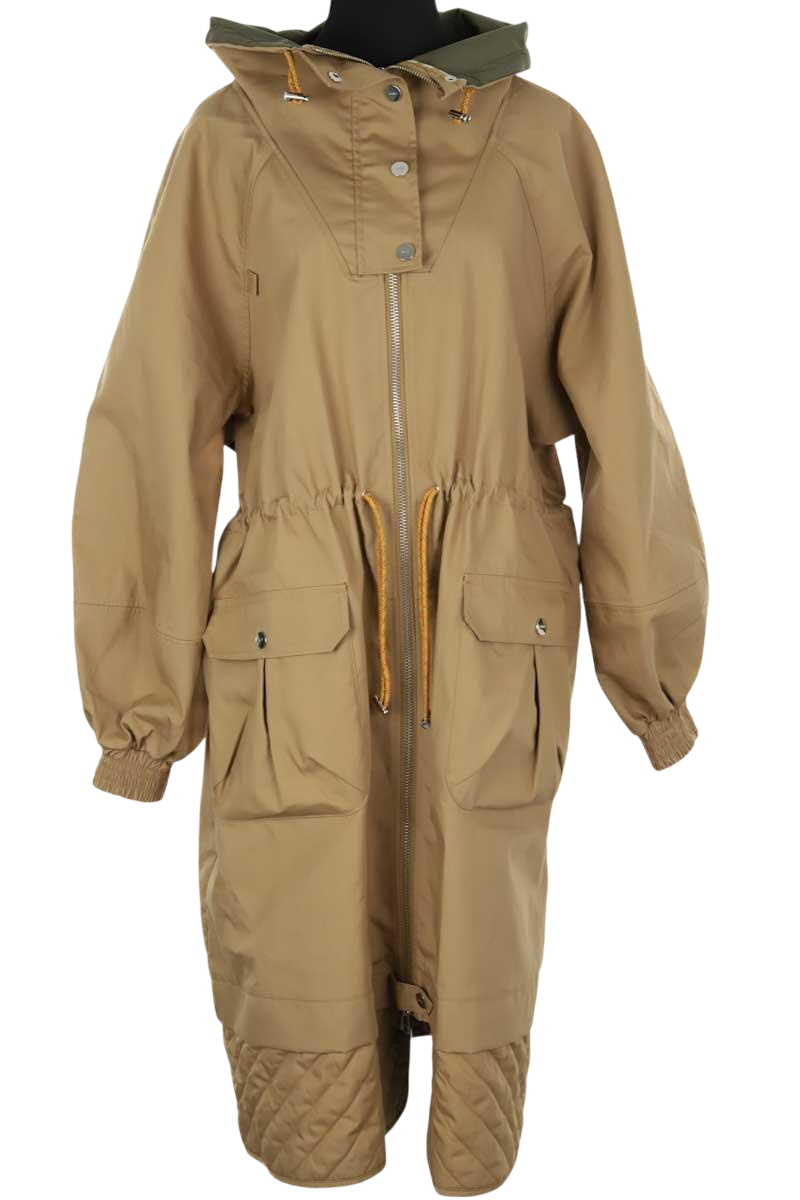 Khaki jacket GANNI - Seconde Main Khaki