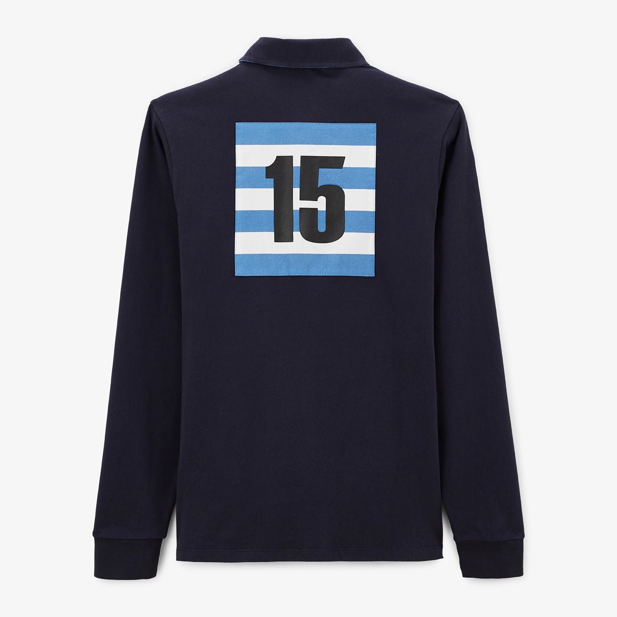 Long-sleeved rugby polo SERGE BLANCO Blue