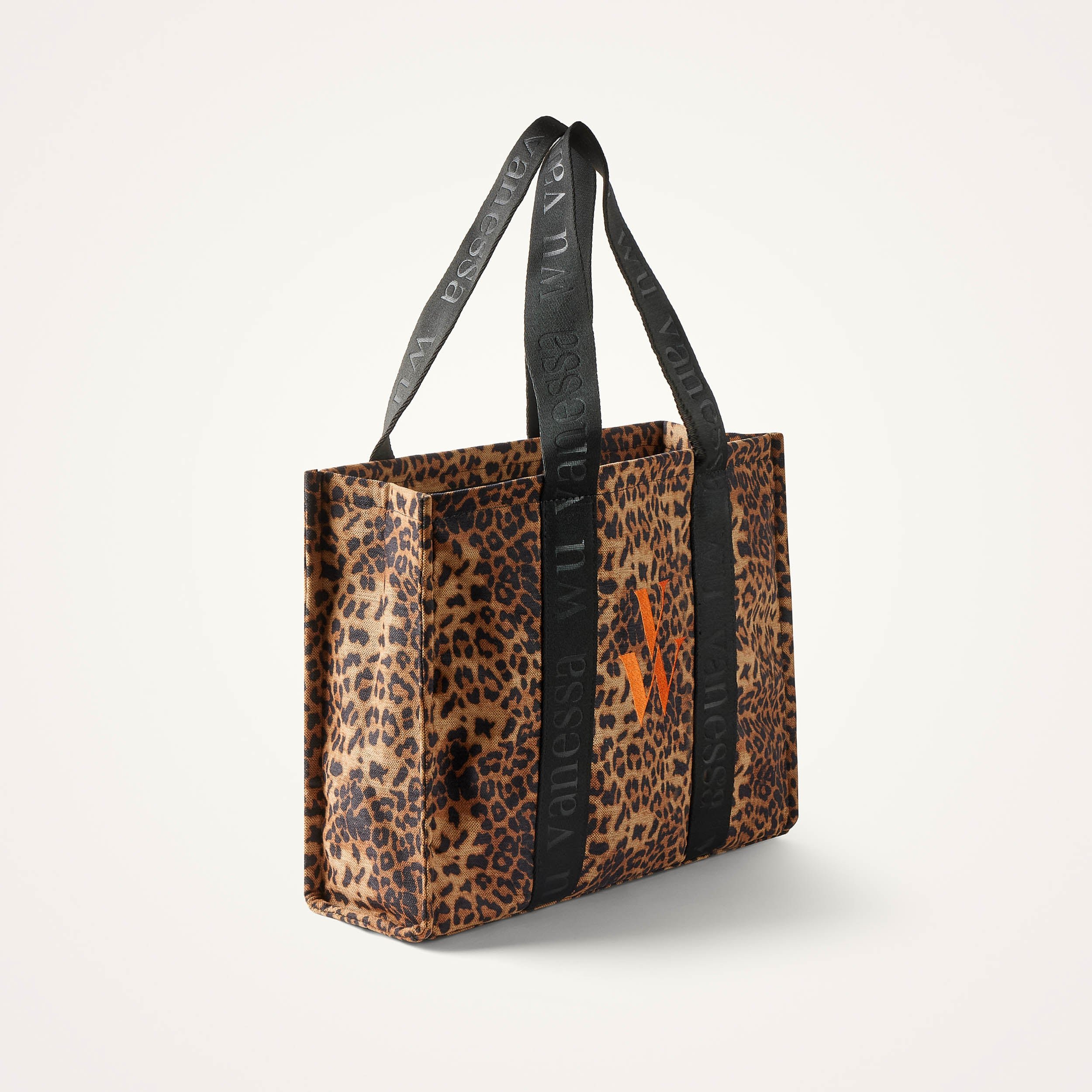 Canvas tote bag VANESSA WU Brown
