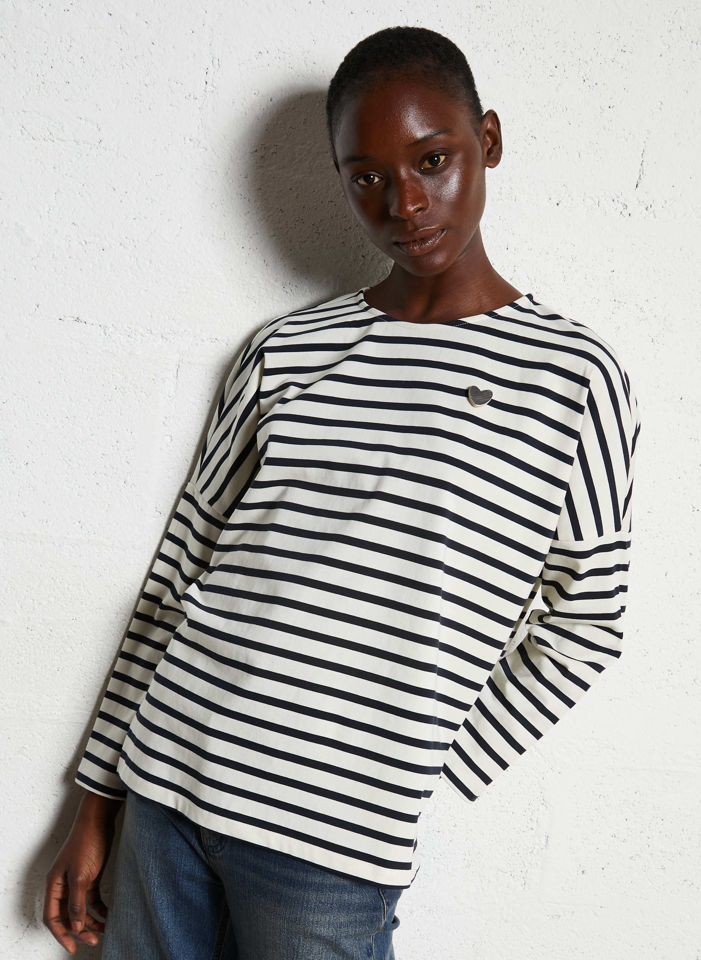 Tee-shirt oversize en coton DES PETITS HAUTS