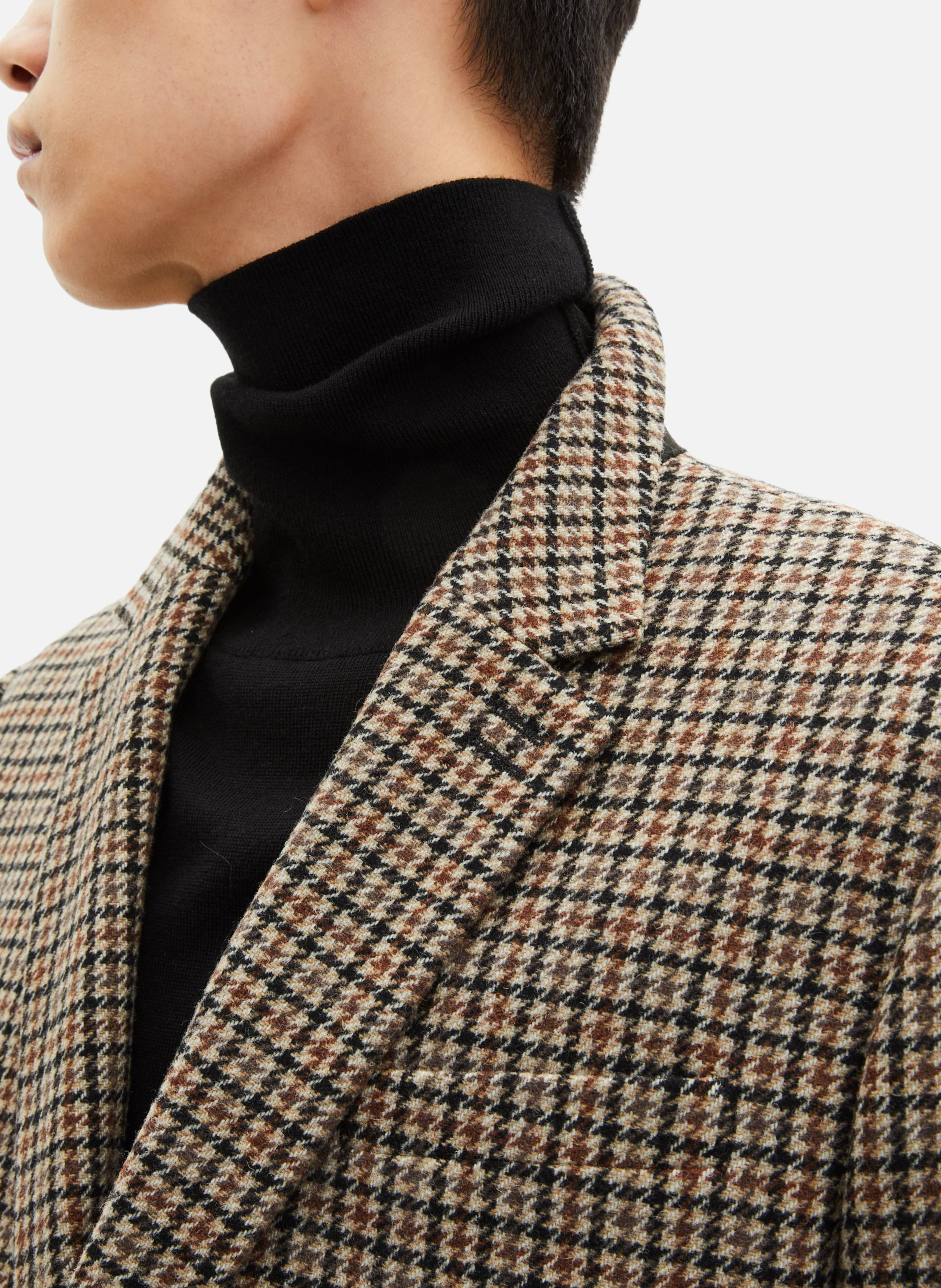 Houndstooth jacket THE KOOPLES Brown