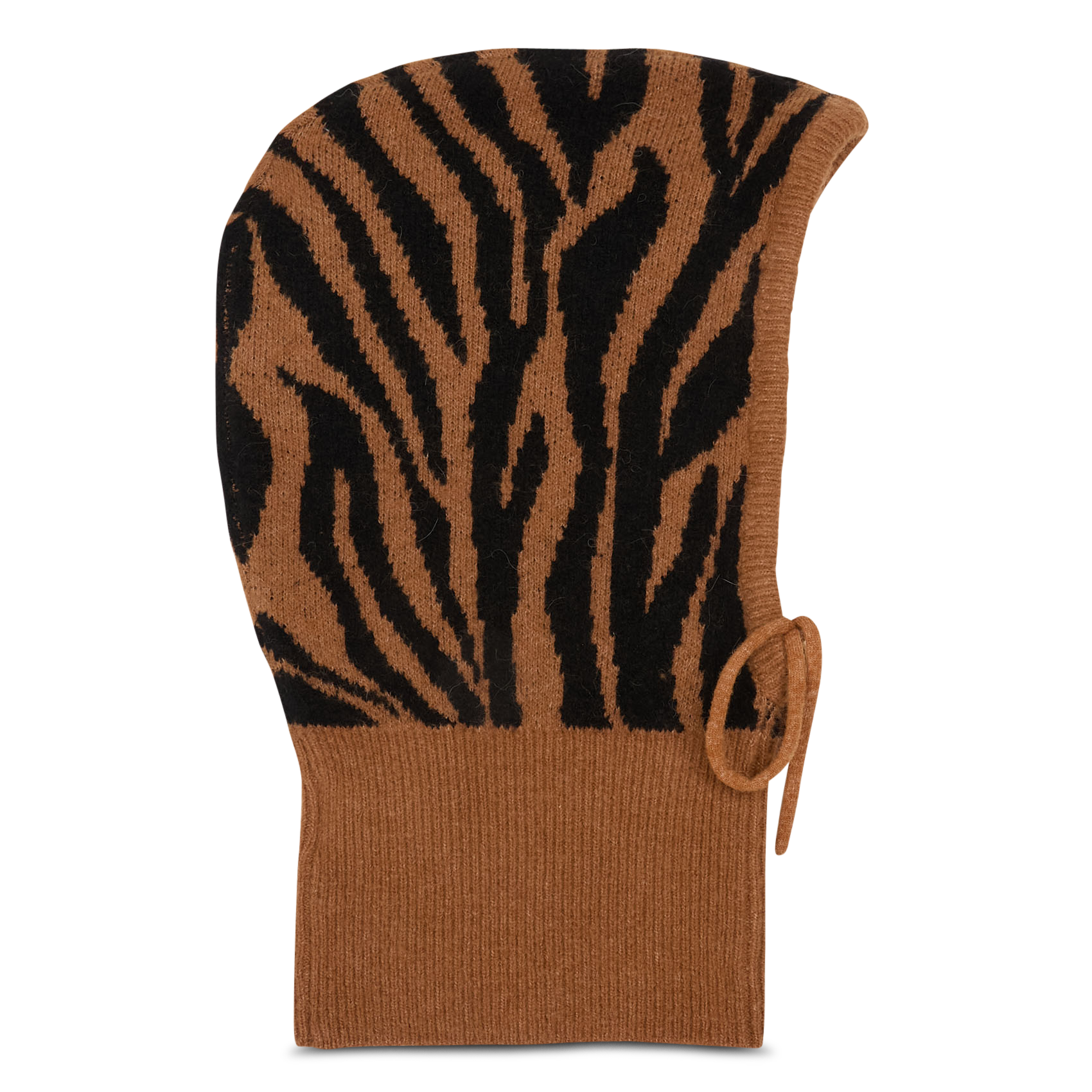 Printed hooded jacket MKT Brown