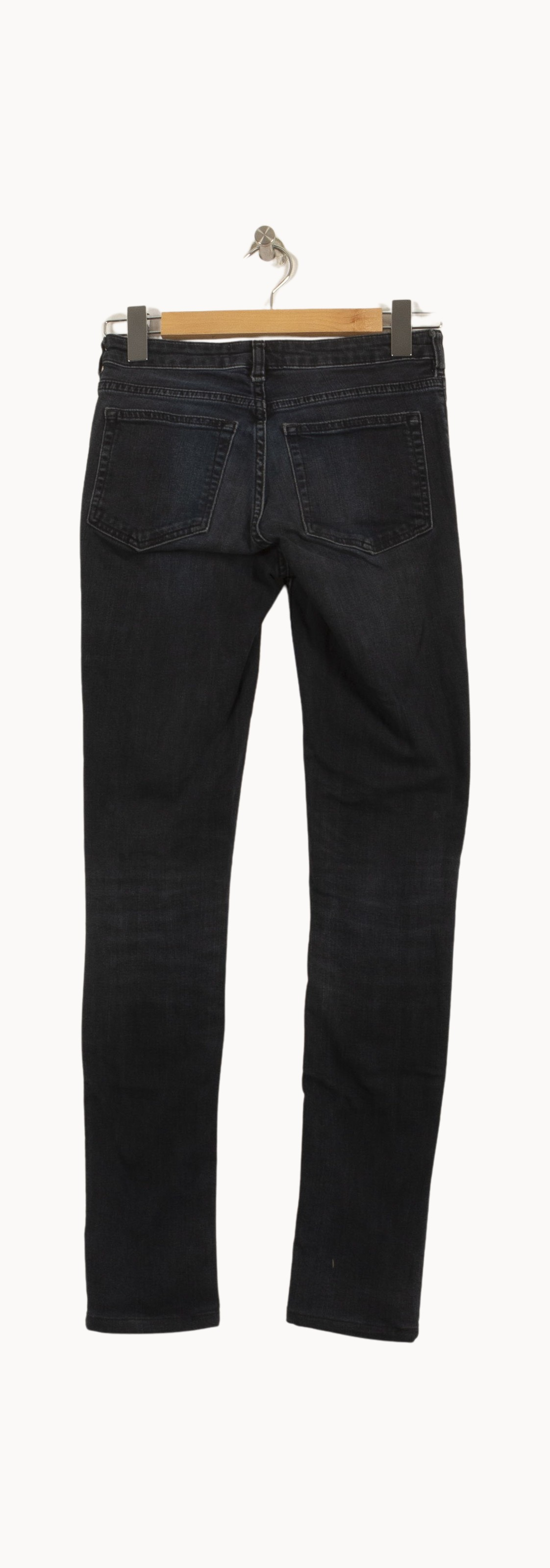 Cropped slim jeans with studs ACNE STUDIOS - Seconde Main Blue