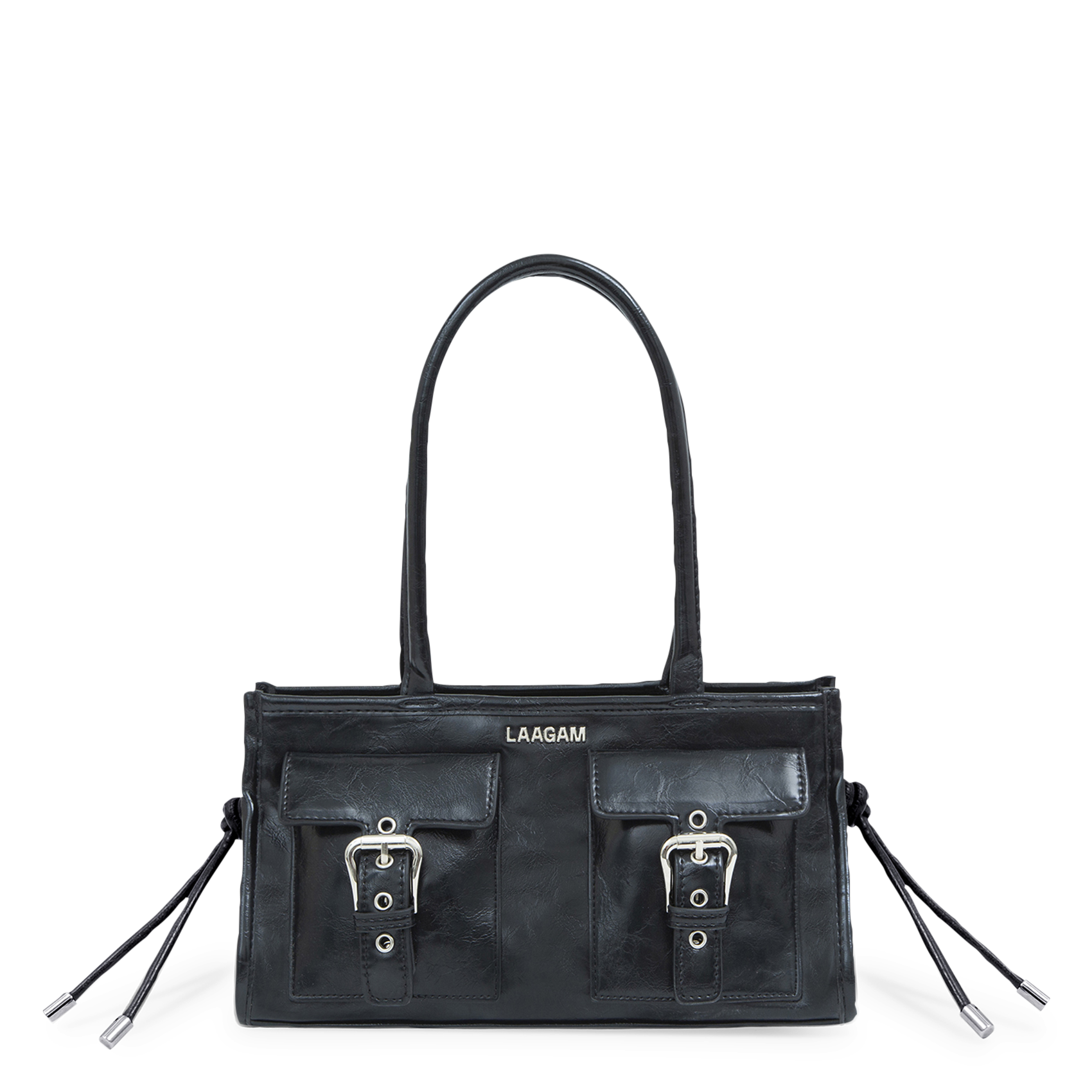 Multi-pocket shoulder bag LAAGAM Black