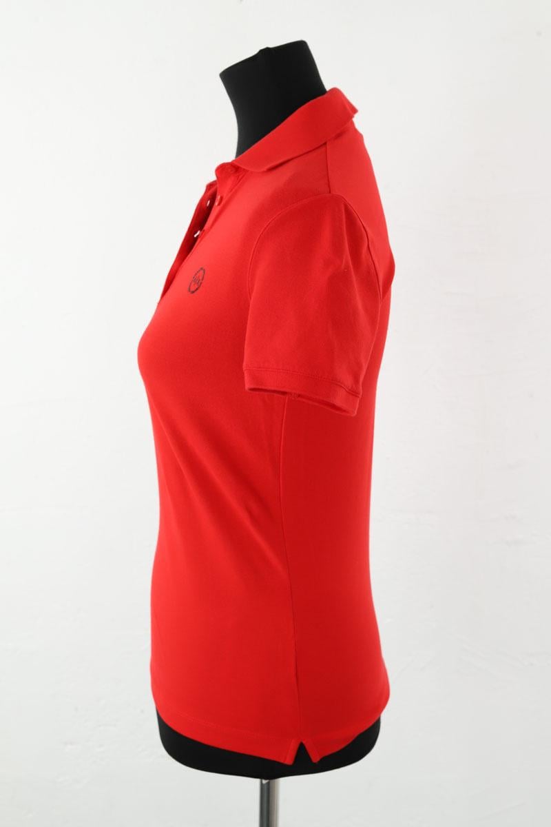 Cotton polo shirt ARMANI - SECONDE MAIN Red