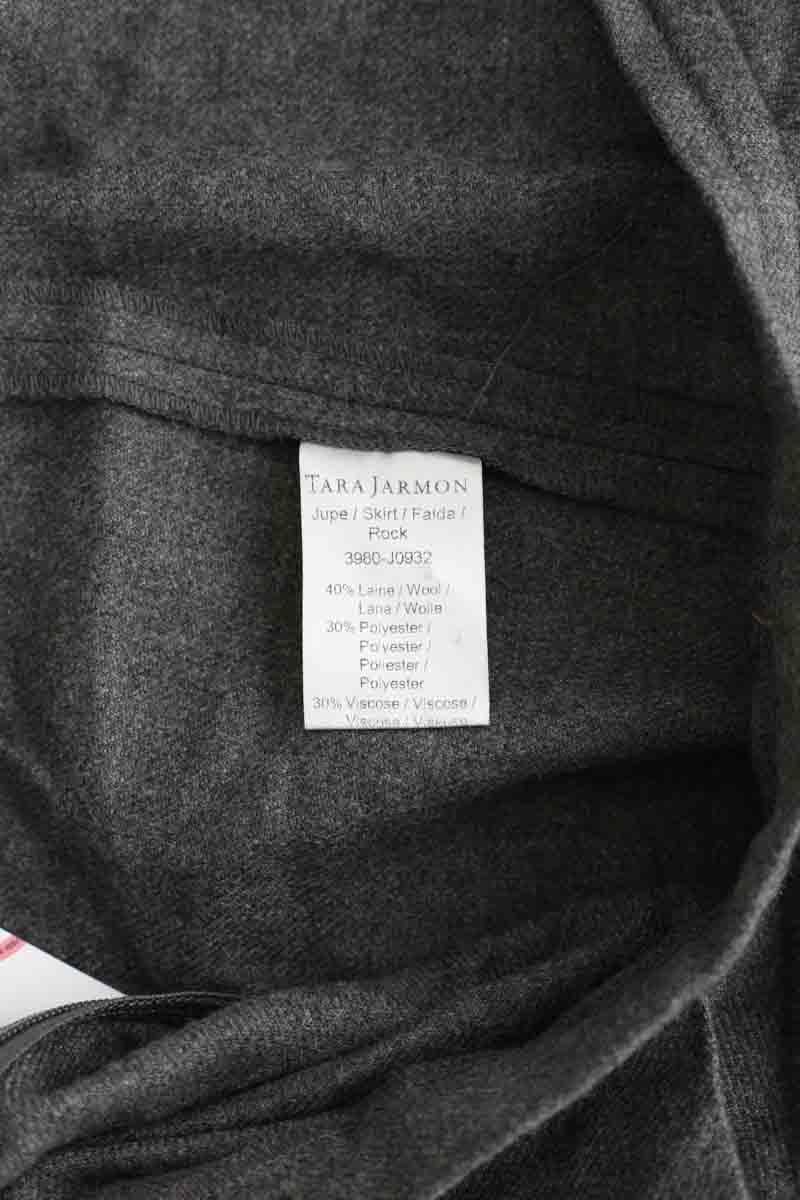 Wool mini skirt TARA JARMON - Seconde Main Grey