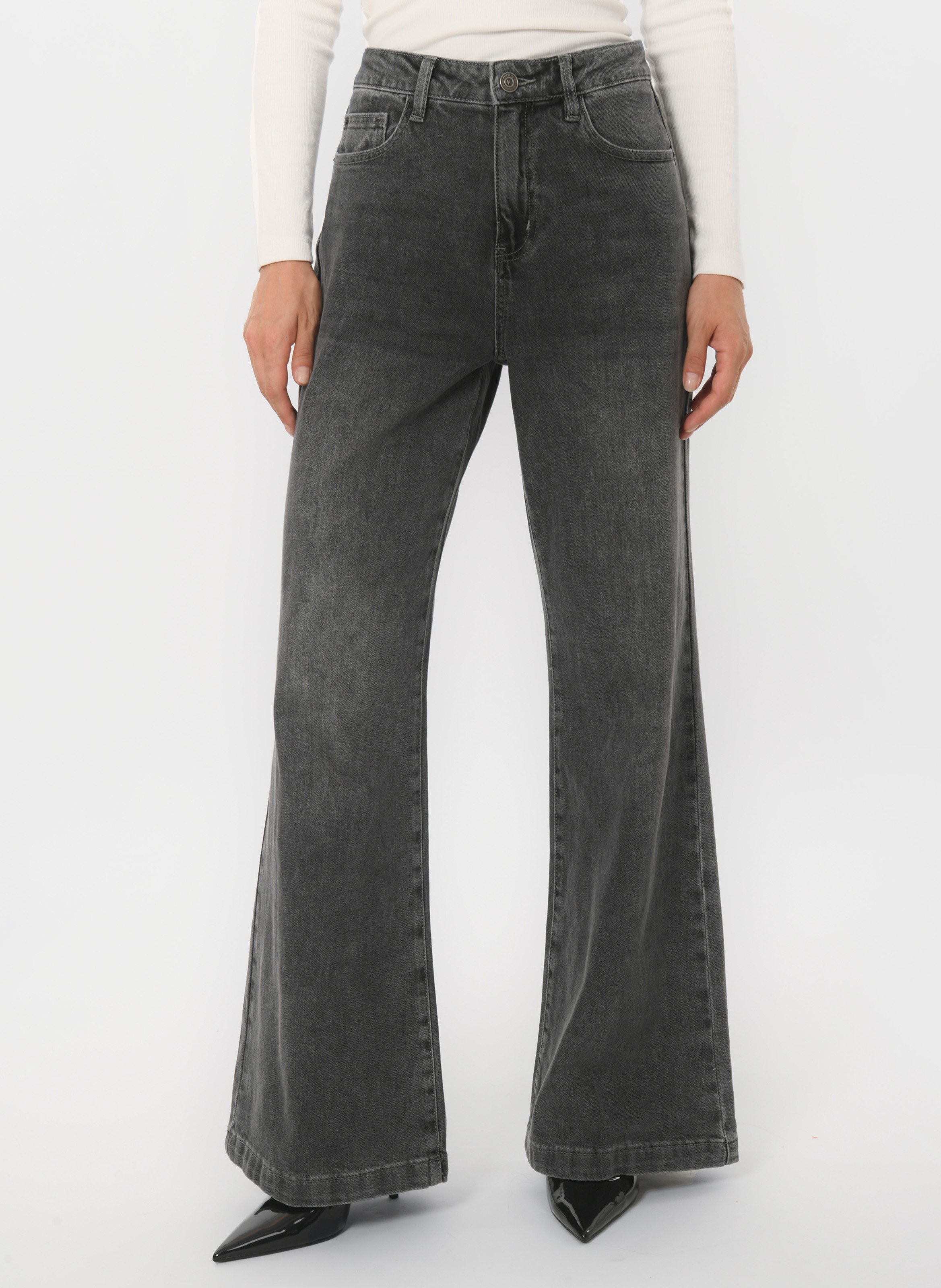 Cotton-blend straight jeans KOOKAI