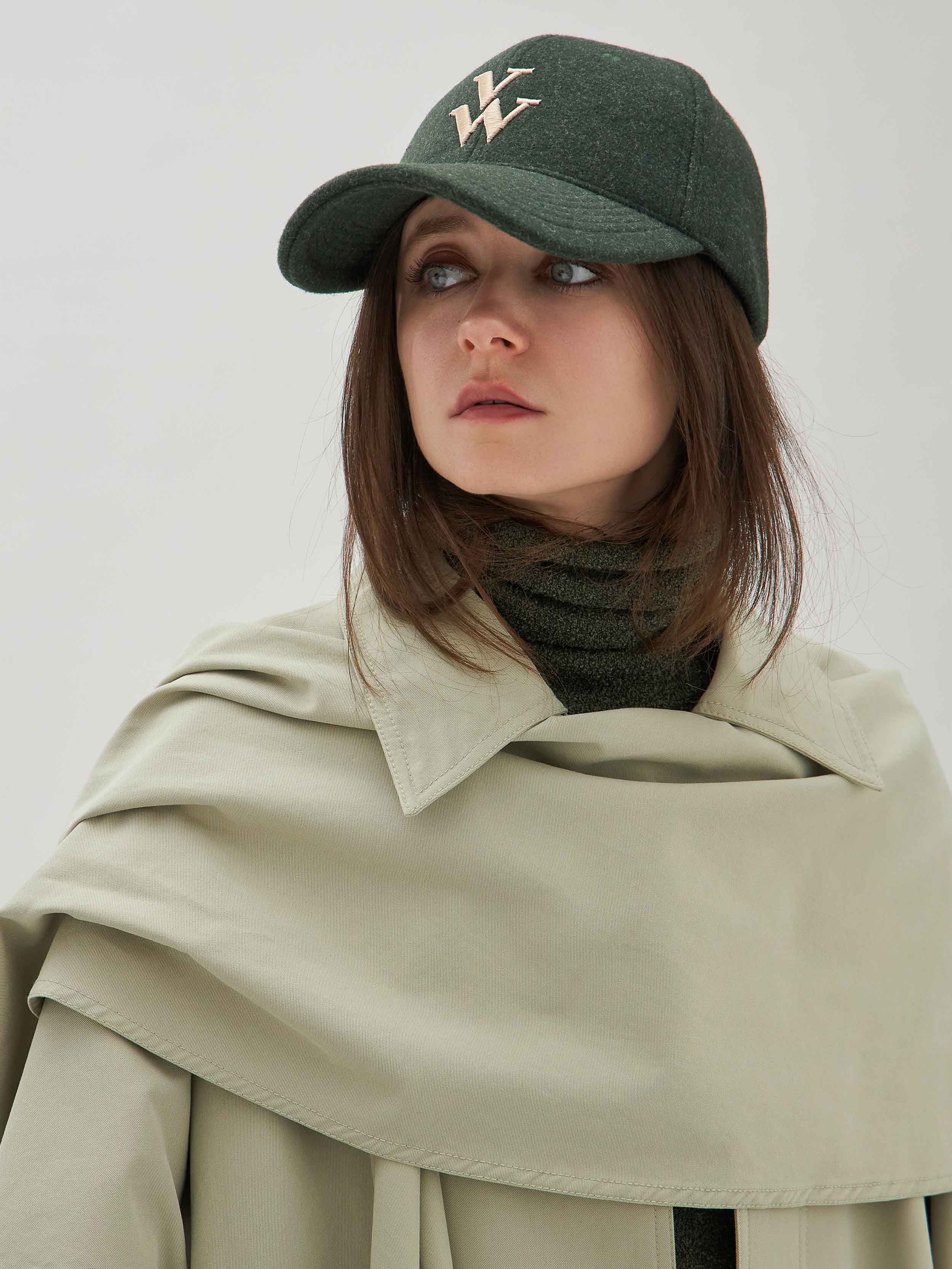 Felt cap VANESSA WU Green