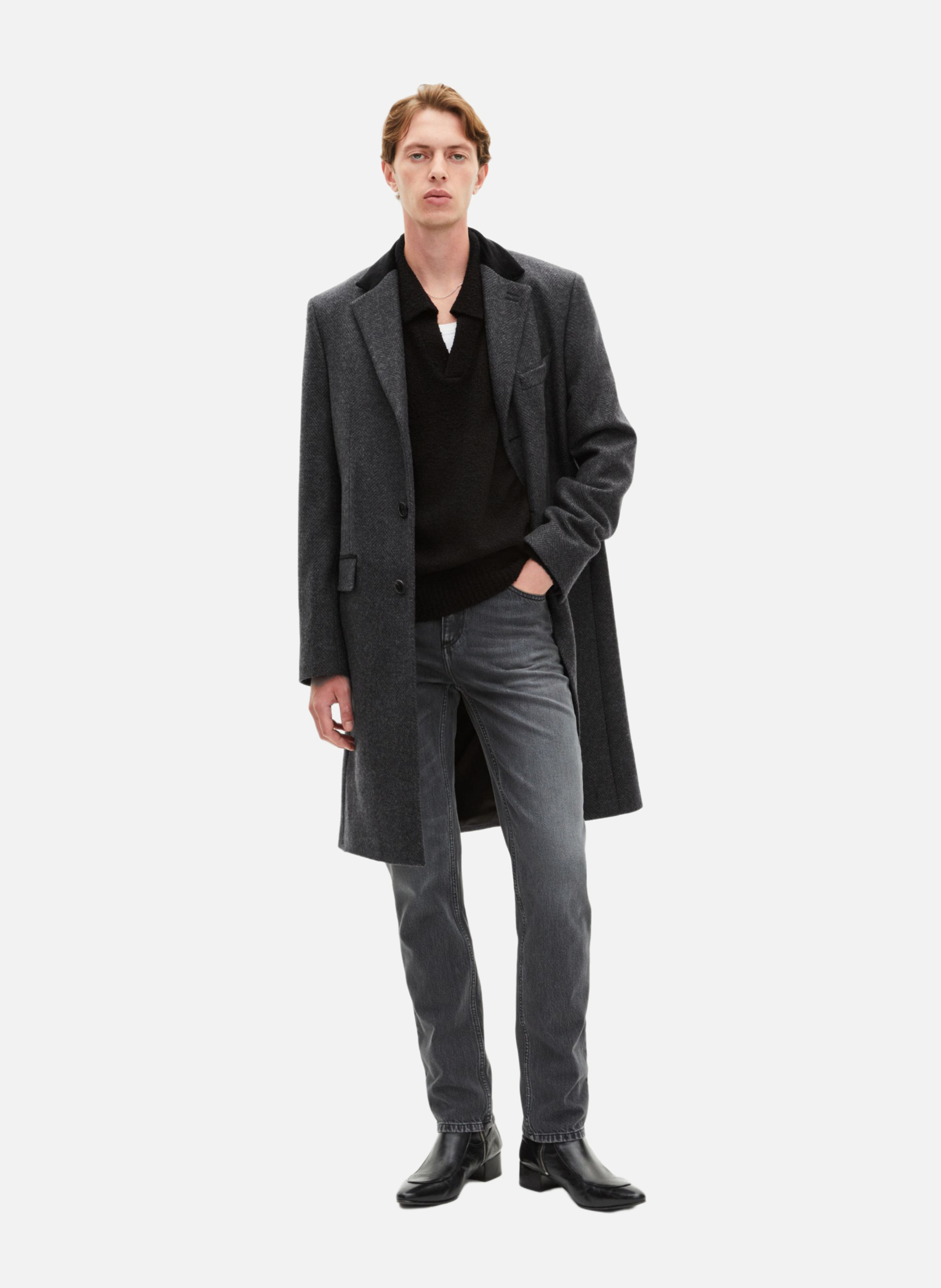 Long coat THE KOOPLES Grey