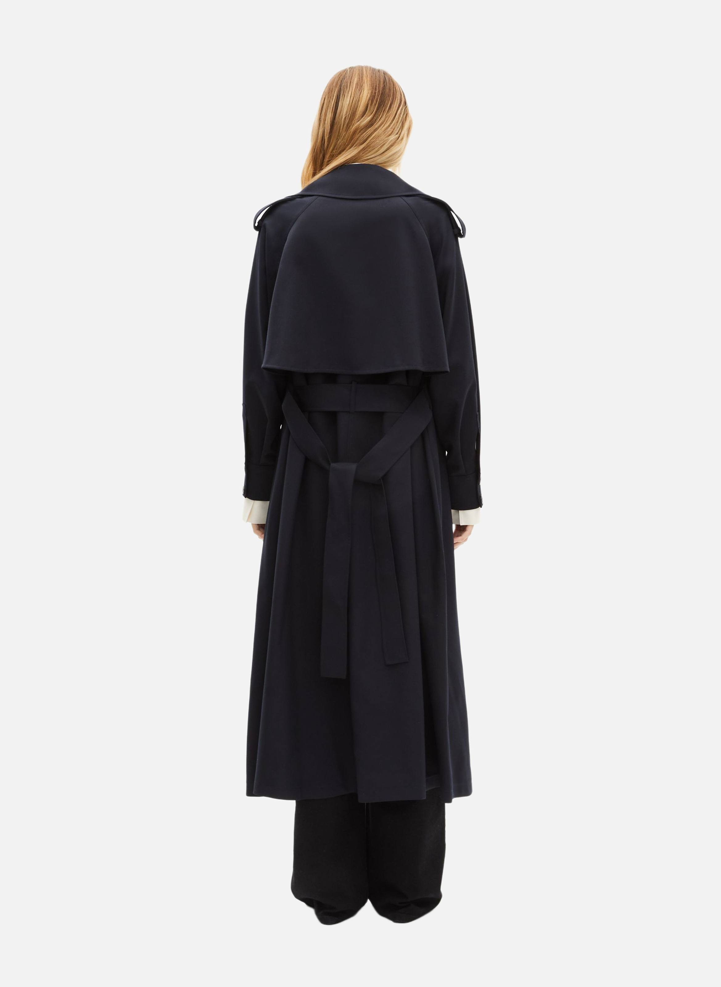Jills fluid trench coat THE KOOPLES Blue