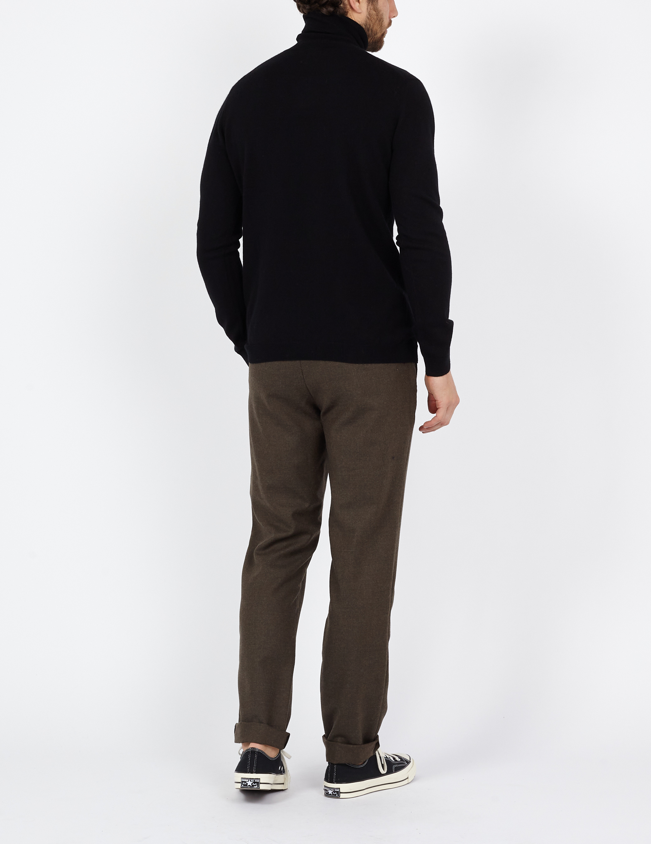 Rollkragenpullover aus Kaschmir, Regular Fit AU PRINTEMPS PARIS Schwarz