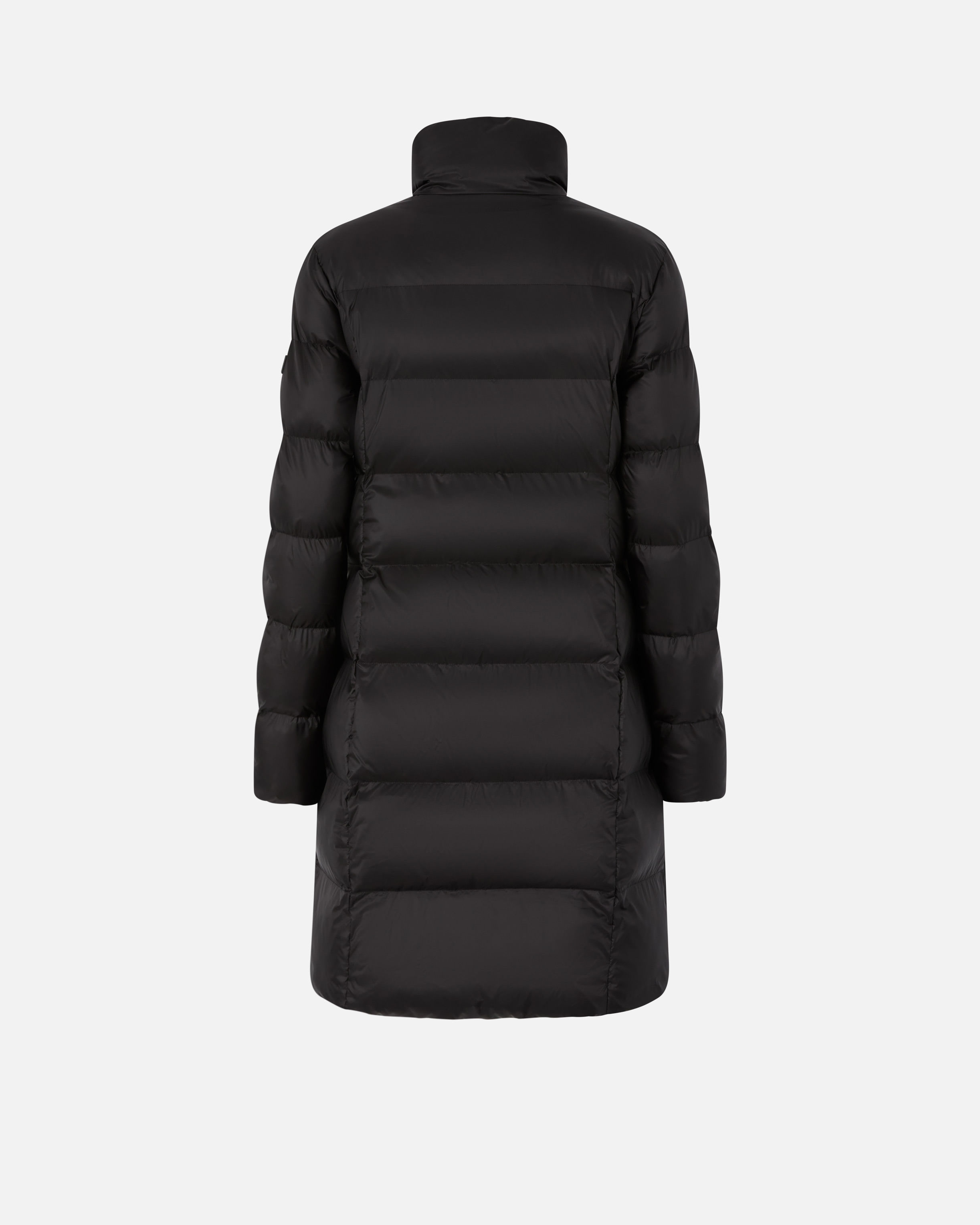 Long semi-shiny puffer coat PINKO Black