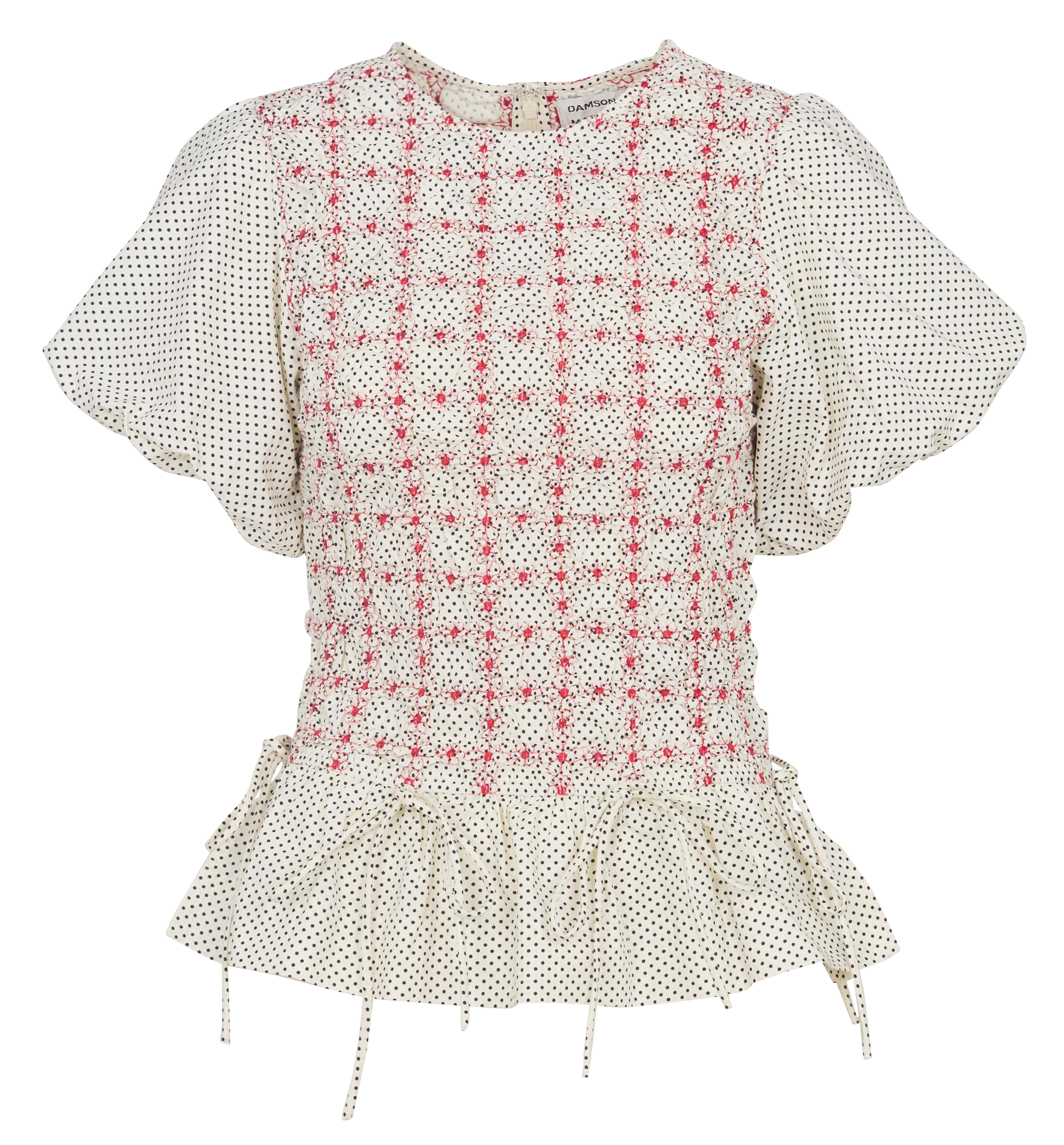 Top à pois col rond DAMSON MADDER Multicolore