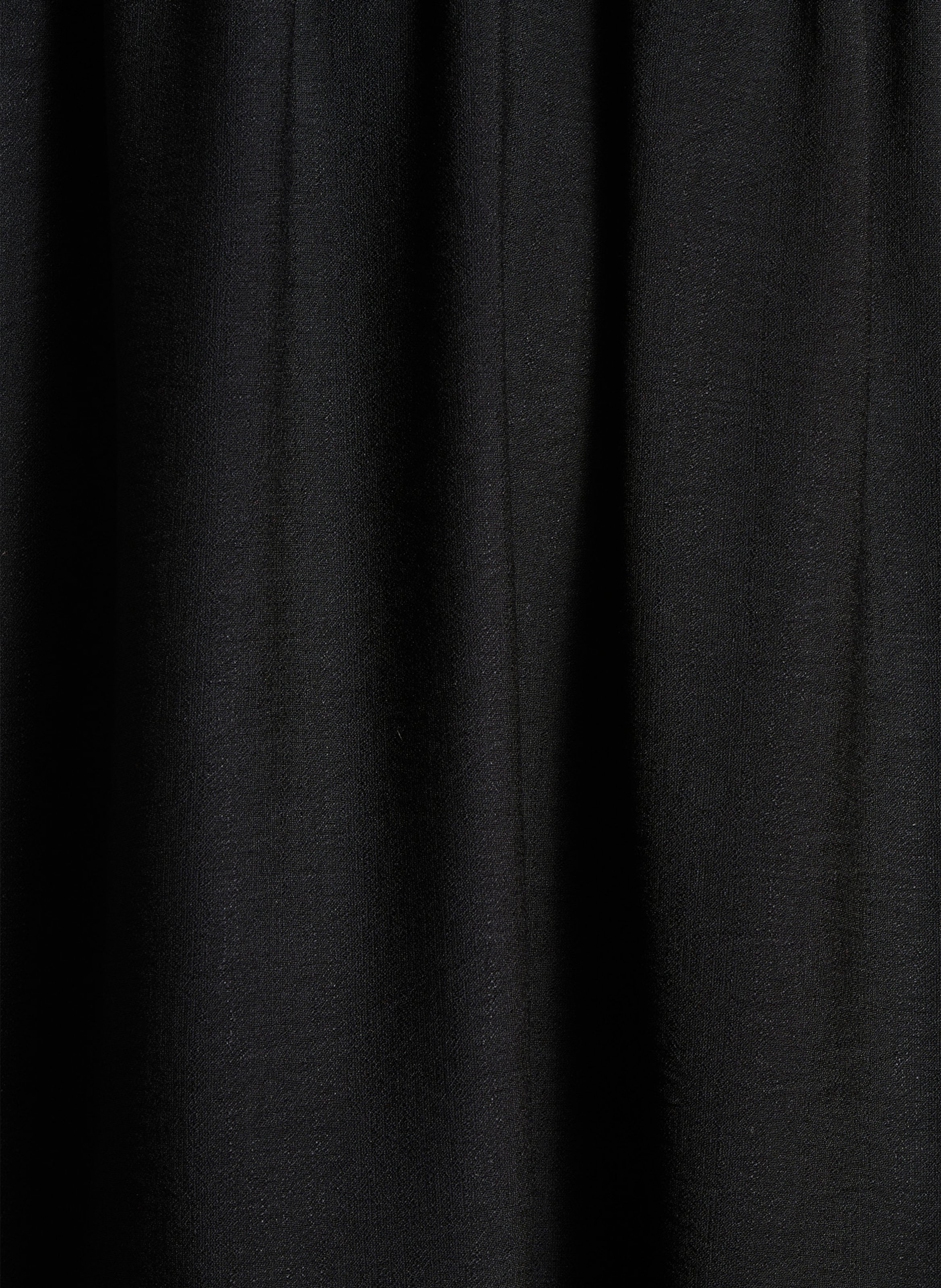 Langes Kleid mit Rundhalsausschnitt LA FEE MARABOUTEE Schwarz