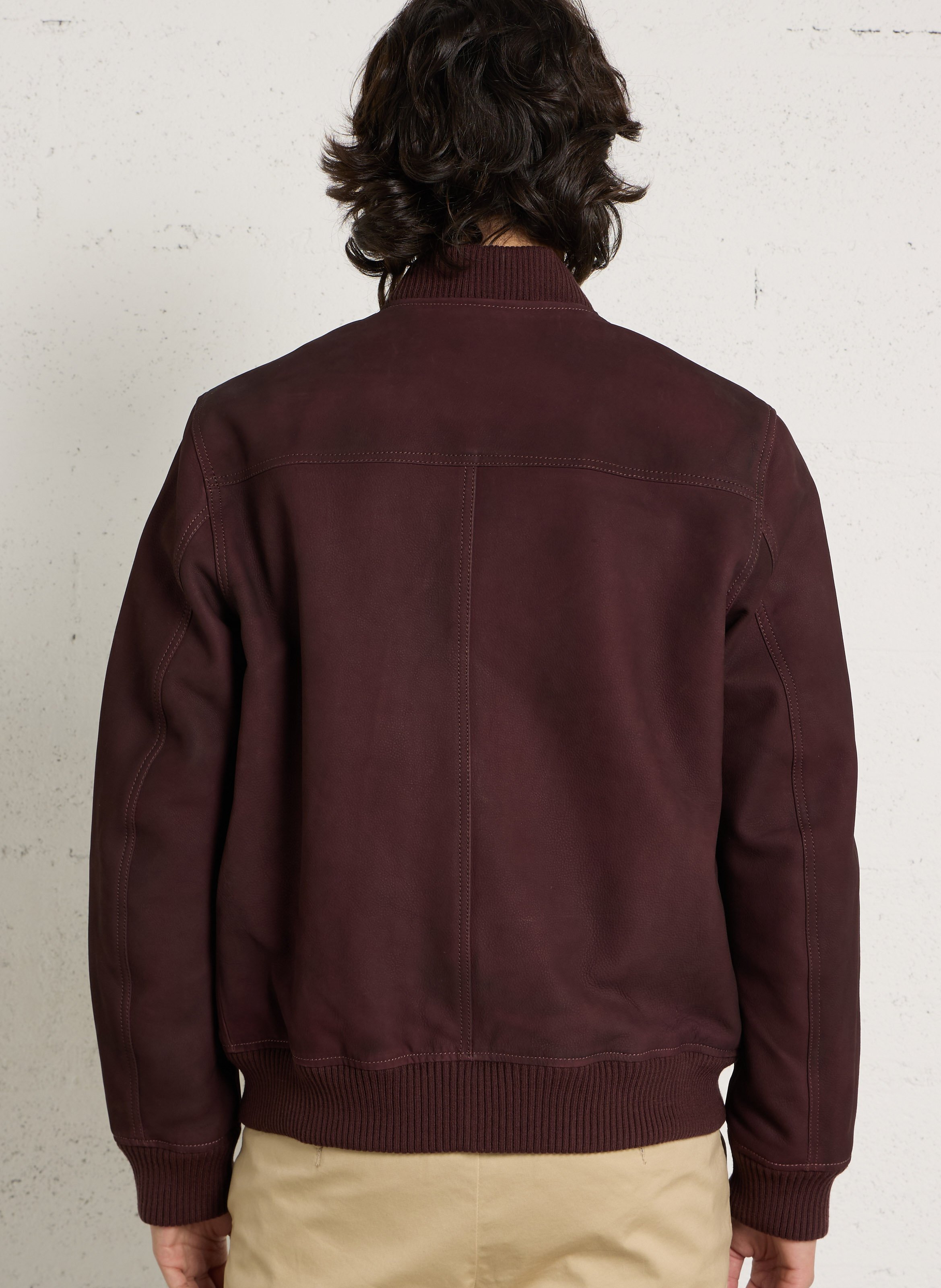 Oversized leren jas CHEVIGNON Violet