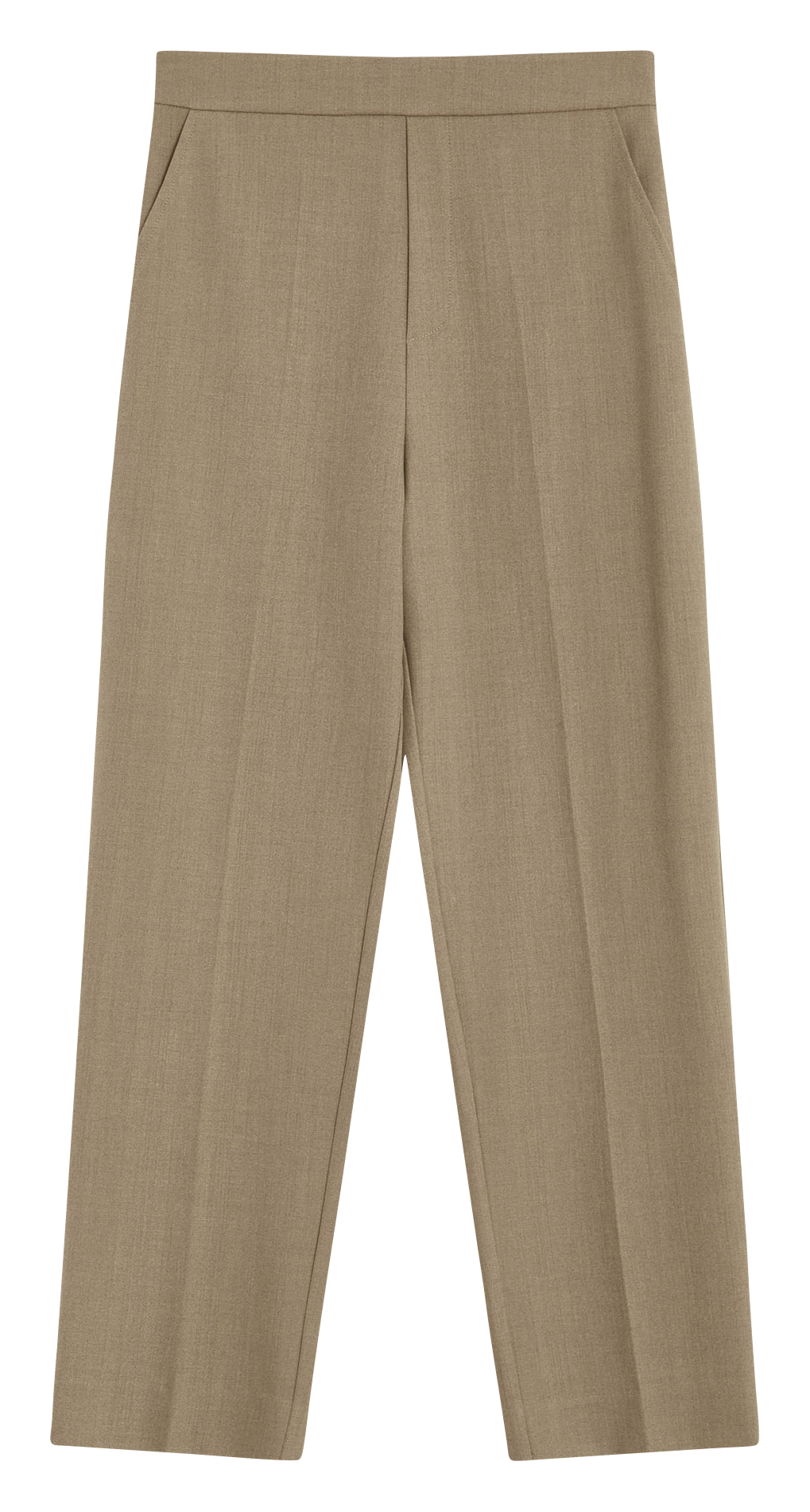 Tailored 7/8 length trousers GRACE ET MILA Beige