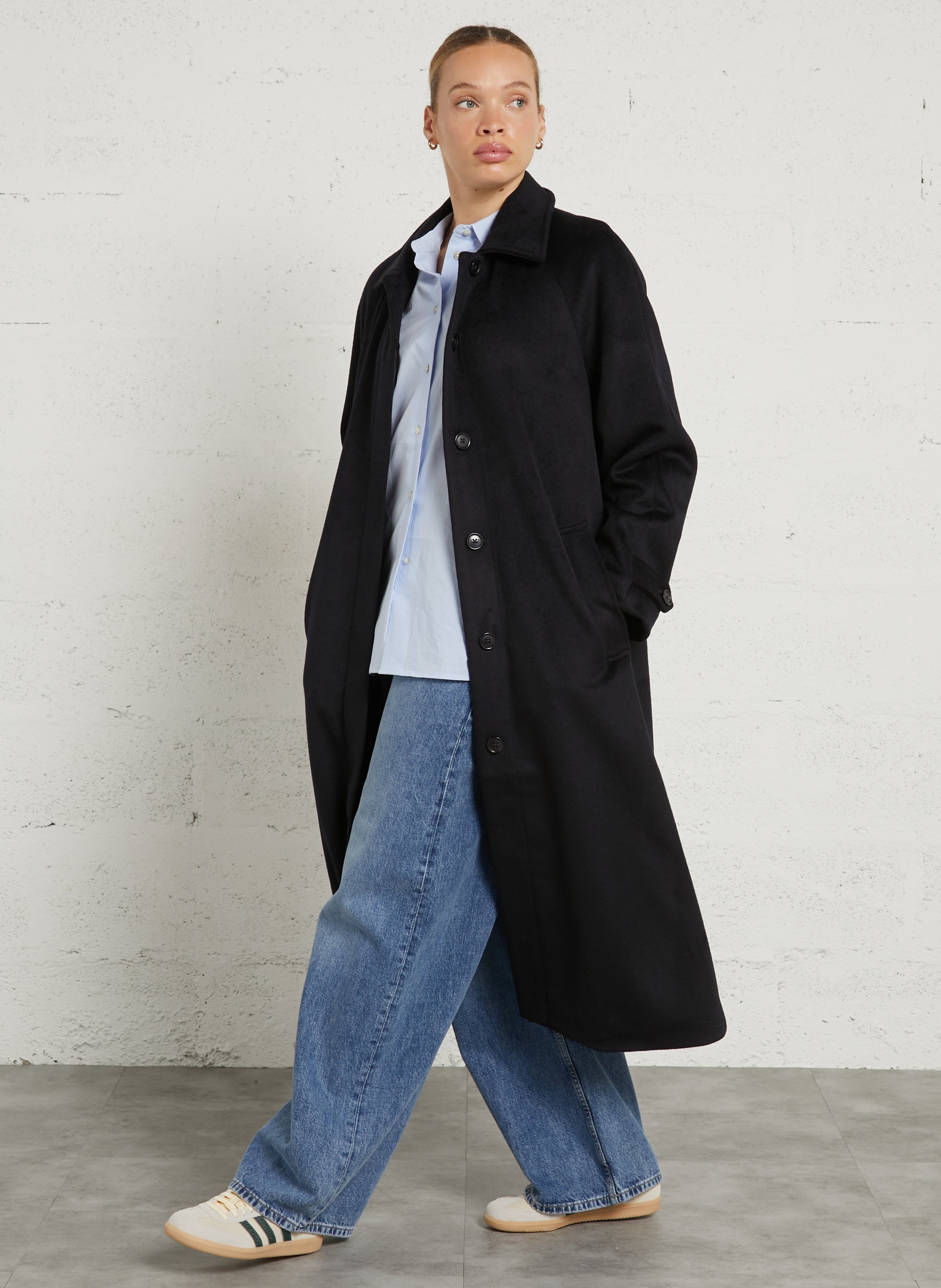 Wollmantel JC SOPHIE Blau