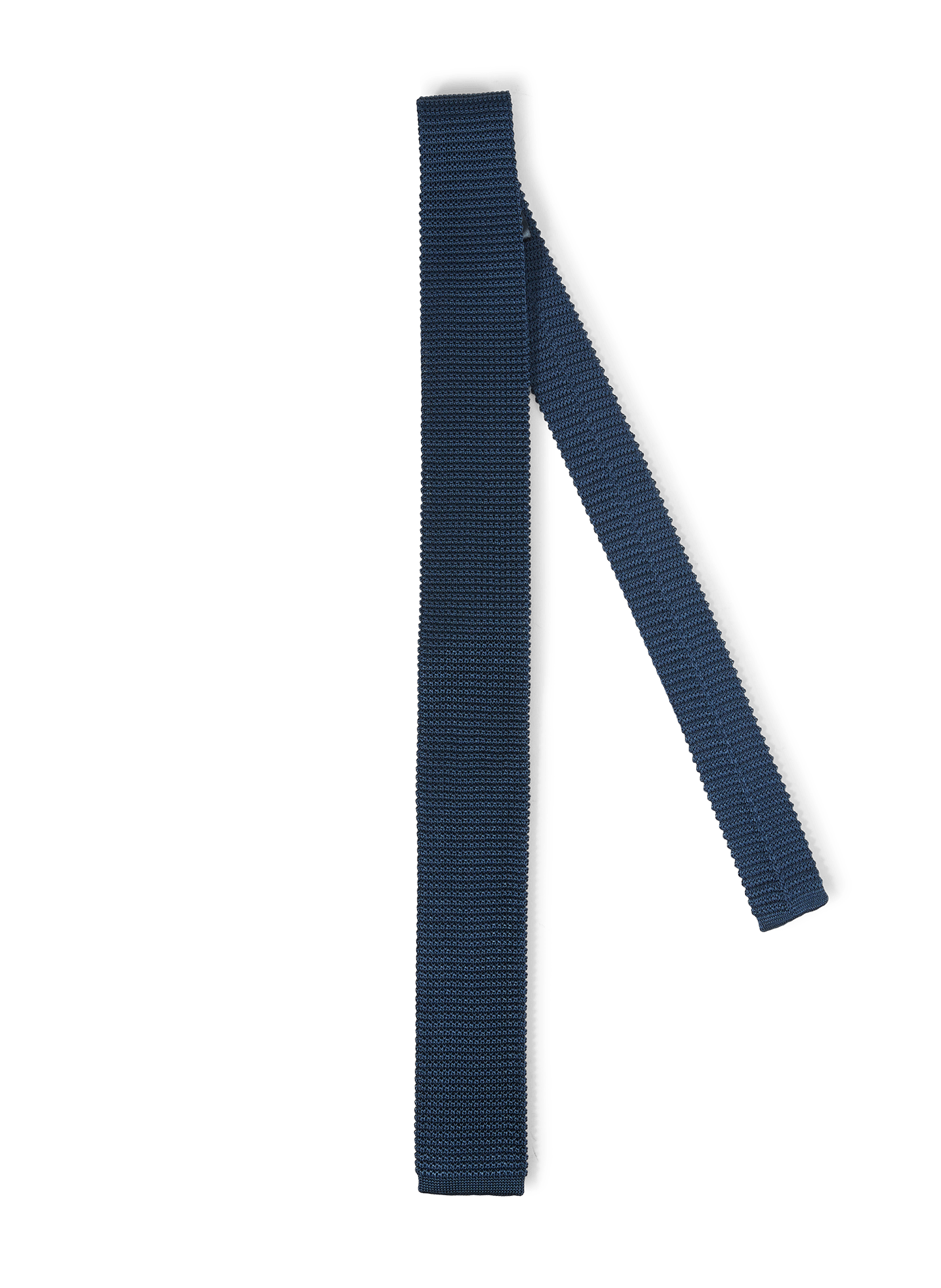 Knitted silk straight tie AU PRINTEMPS PARIS