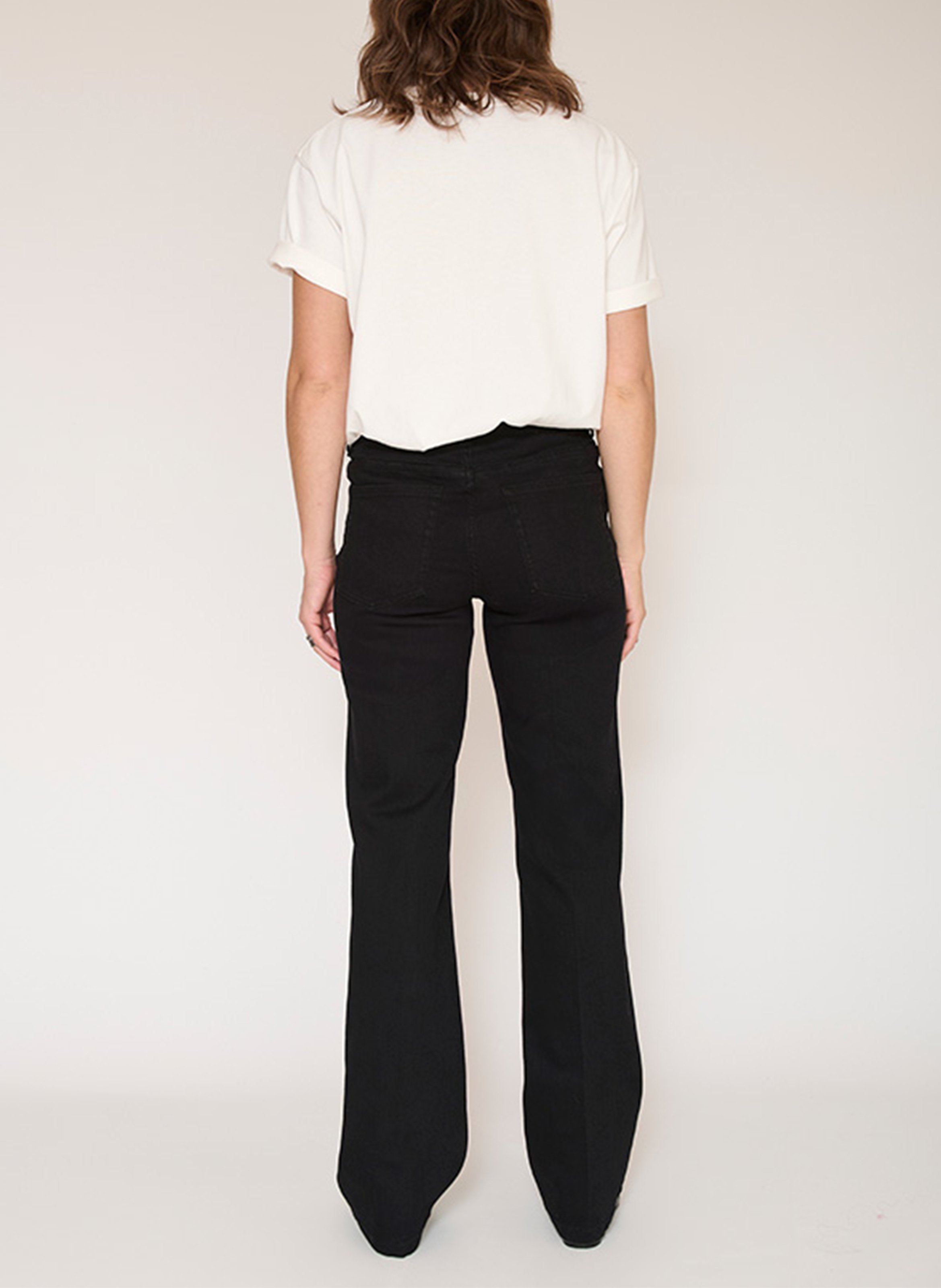 Straight Cut Jeans aus Baumwoll-Mix MKT Schwarz