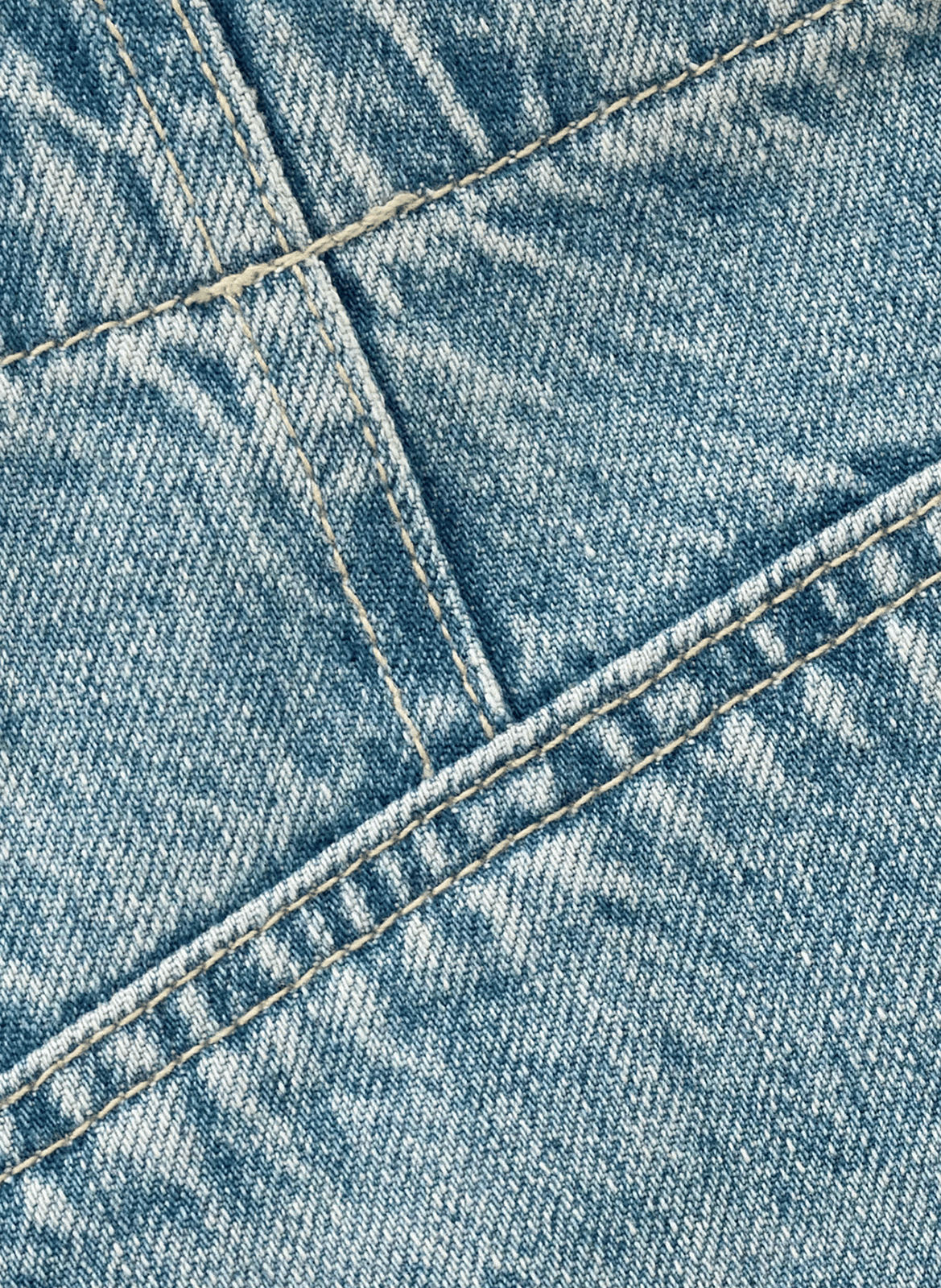 Straight Cut Jeans aus Baumwolle BA&SH Blau