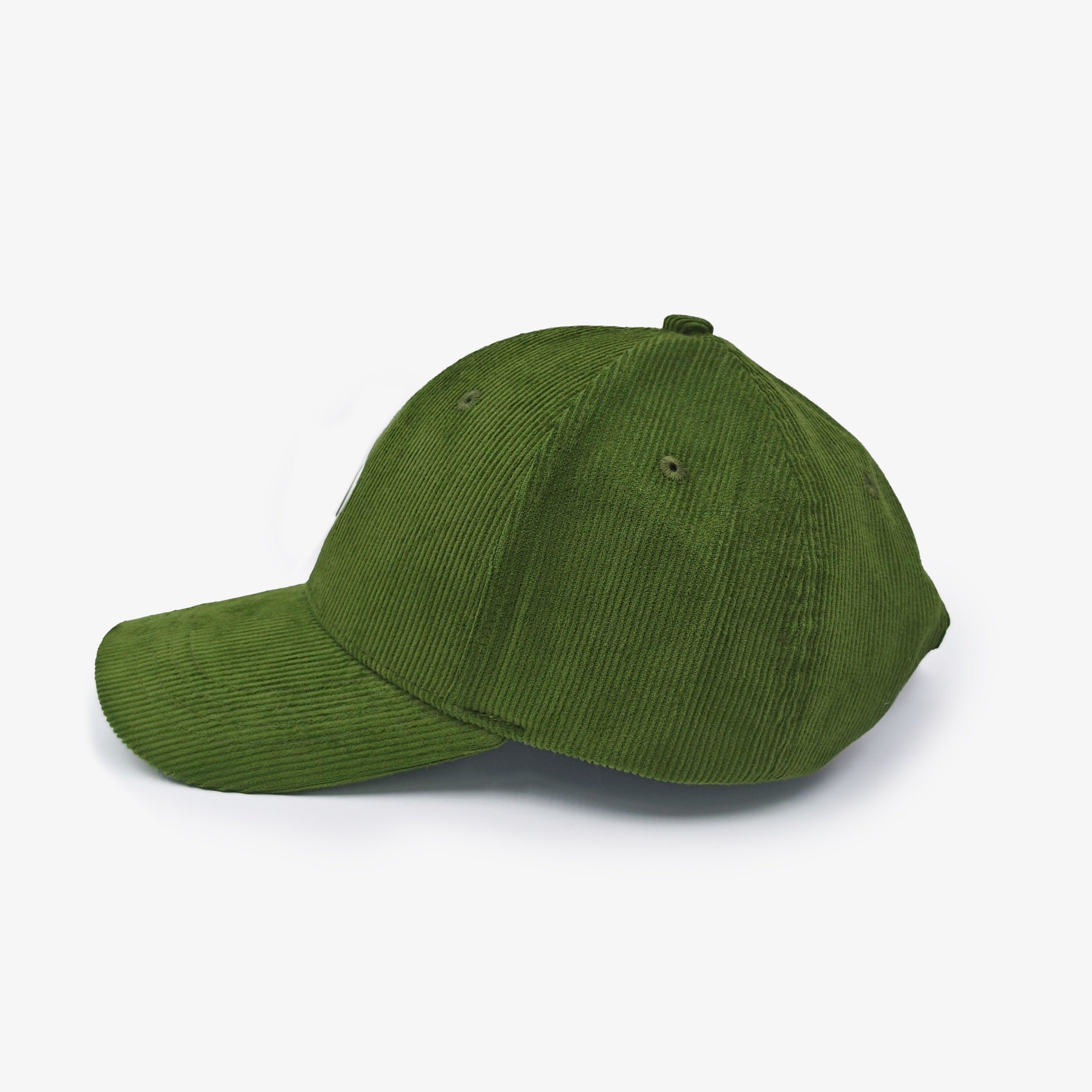 Thyme Green Corduroy Logo Badge Cap SERGE BLANCO Green