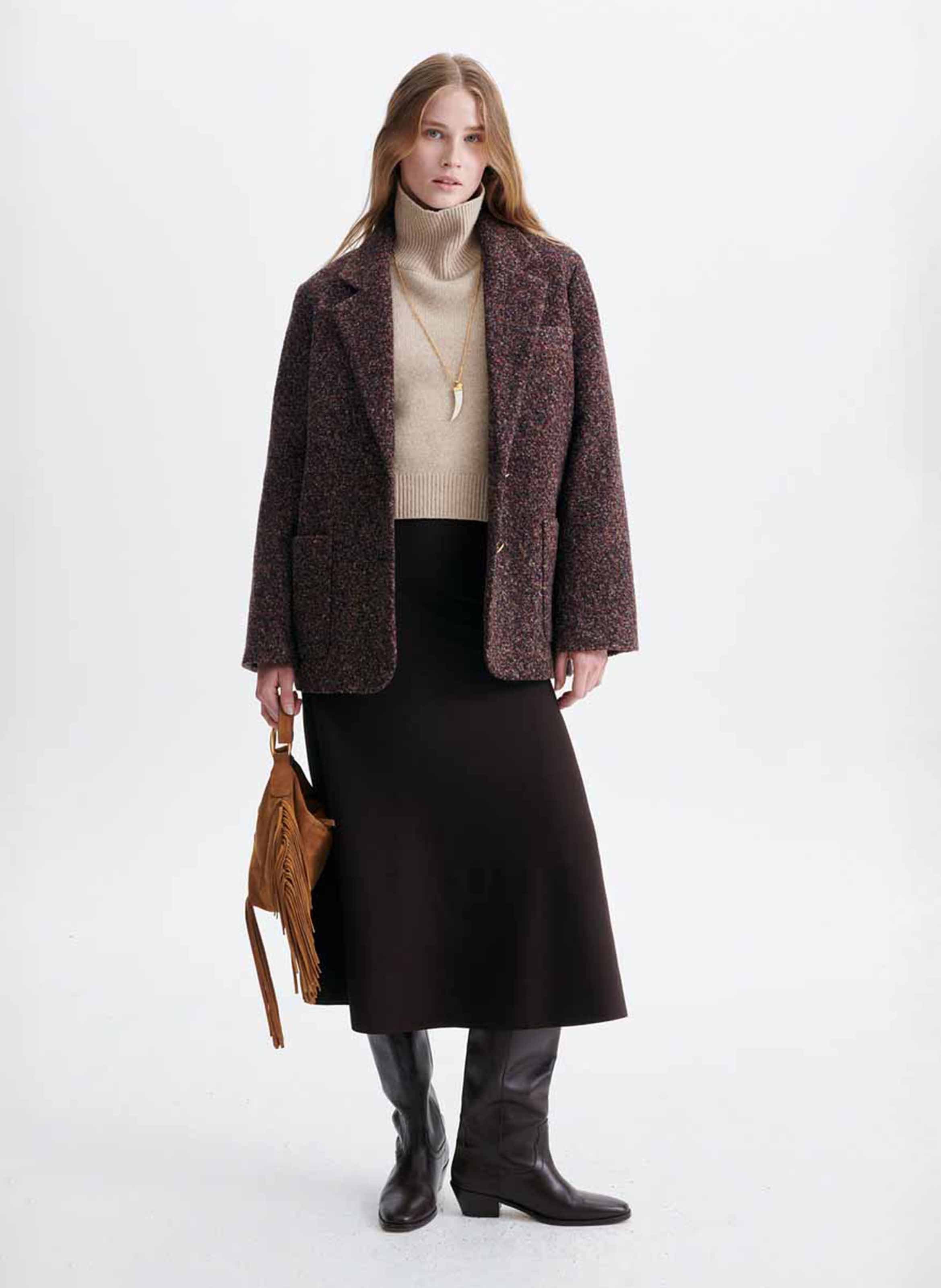 Veste ample col tailleur VANESSA BRUNO Rouge