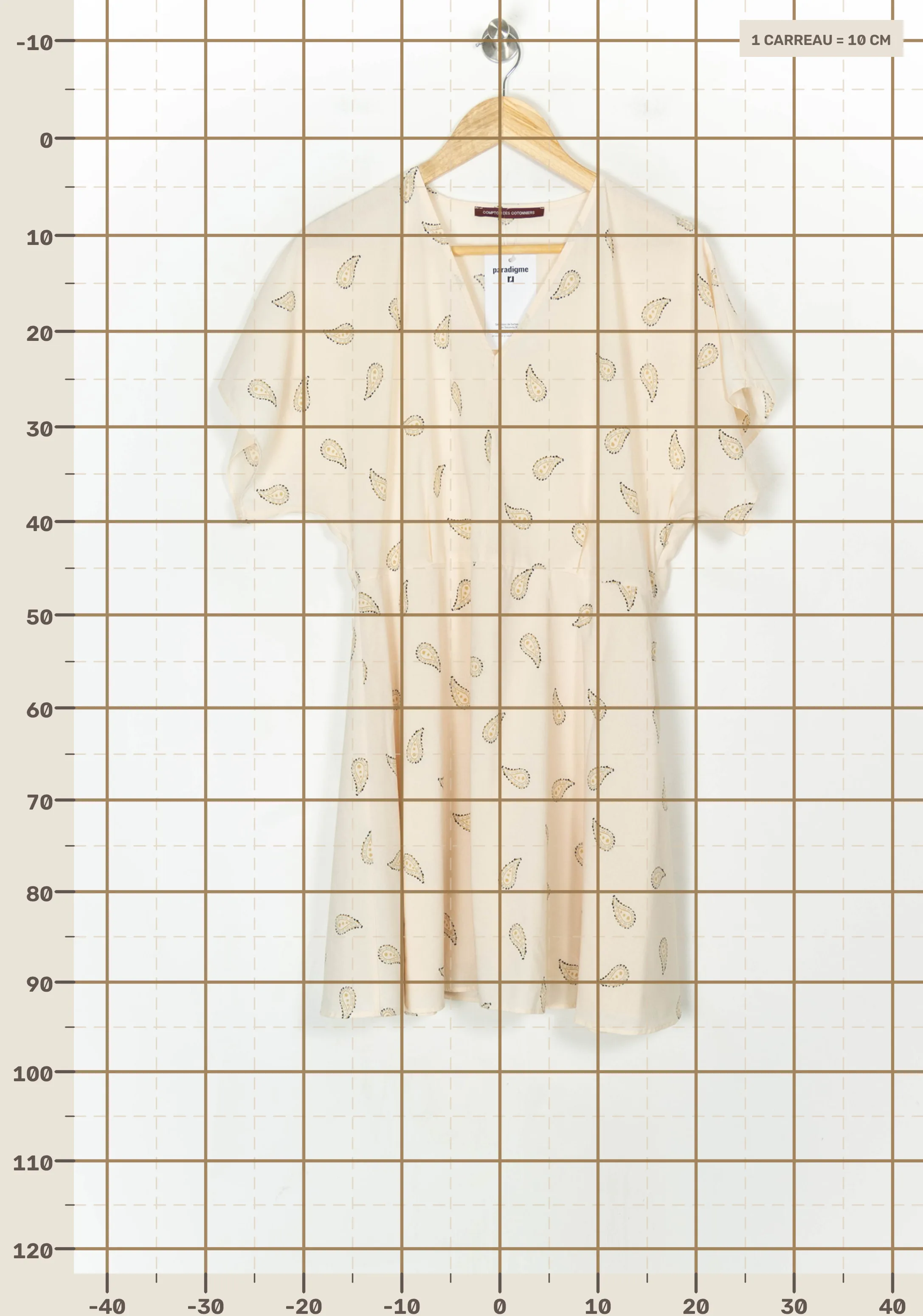 Short & midi dress COMPTOIR DES COTONNIERS - Seconde main Beige